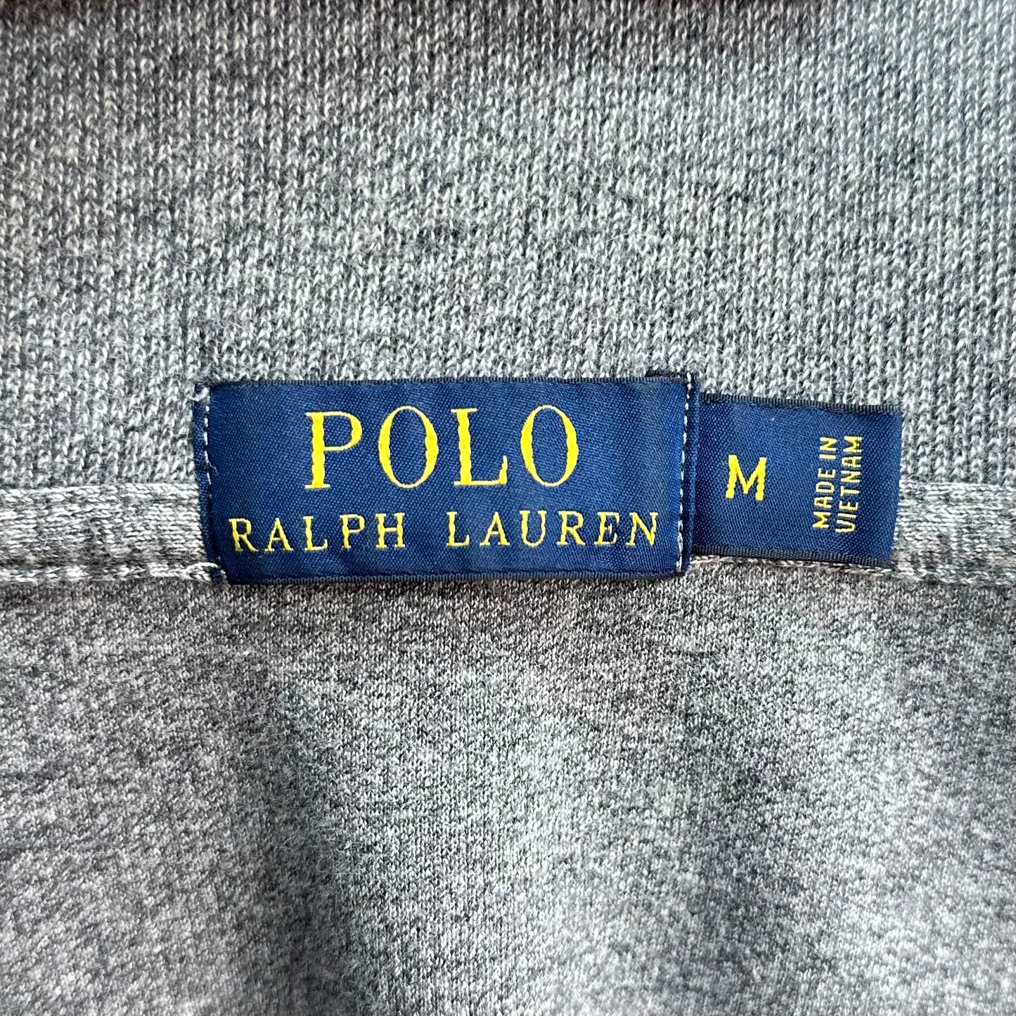 Sueter Jersey Polo Ralph Lauren 🏇🏼 color gris oscuro con logo gris Talla M