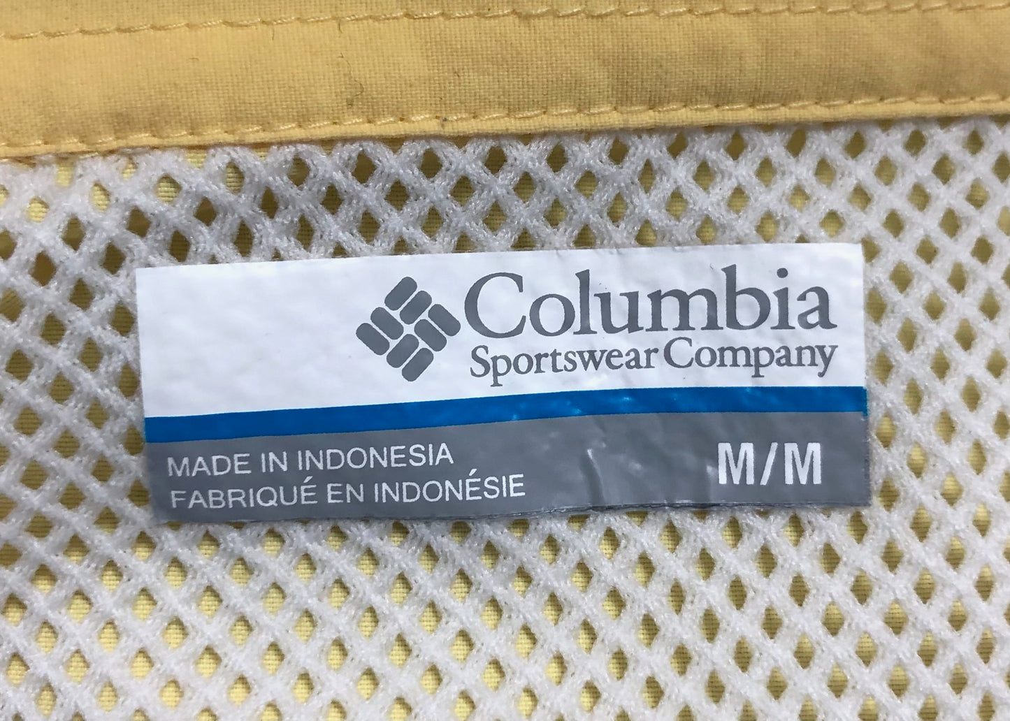 Camisa Columbia 🔹color amarillo con Omni Shade Manga larga Talla M