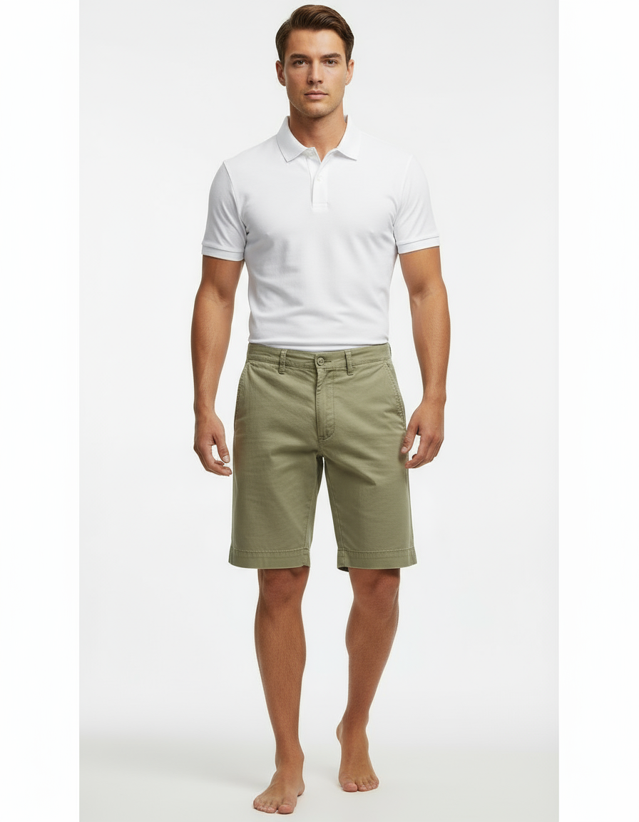 Short Casual Polo Ralph Lauren 🏇🏼 color Verde Oliva talla 31