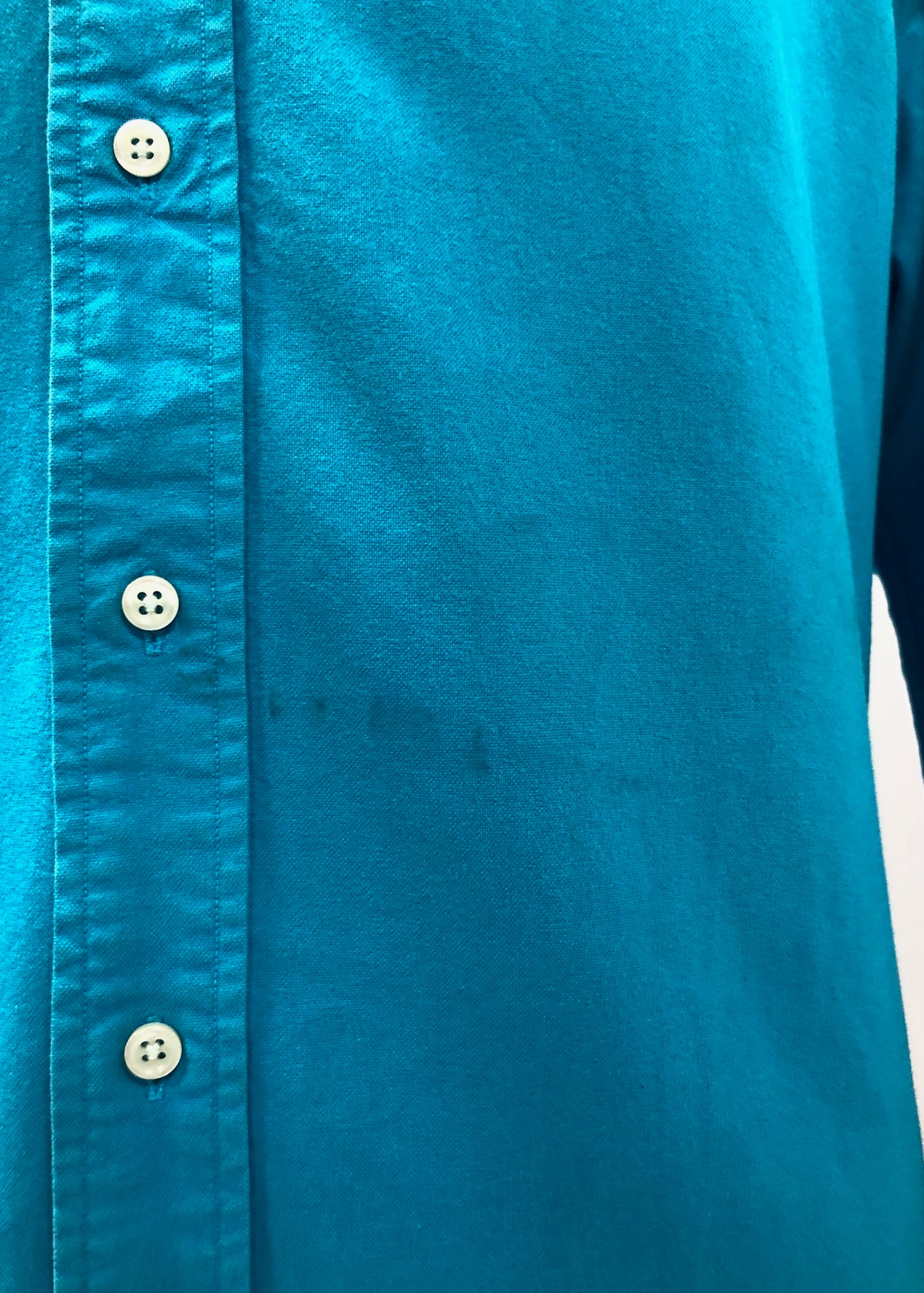 Camisa de botones Polo Ralph Lauren 🏇🏼 Oxford en color turquesa Talla XL Entalle Custom (ver descripción)