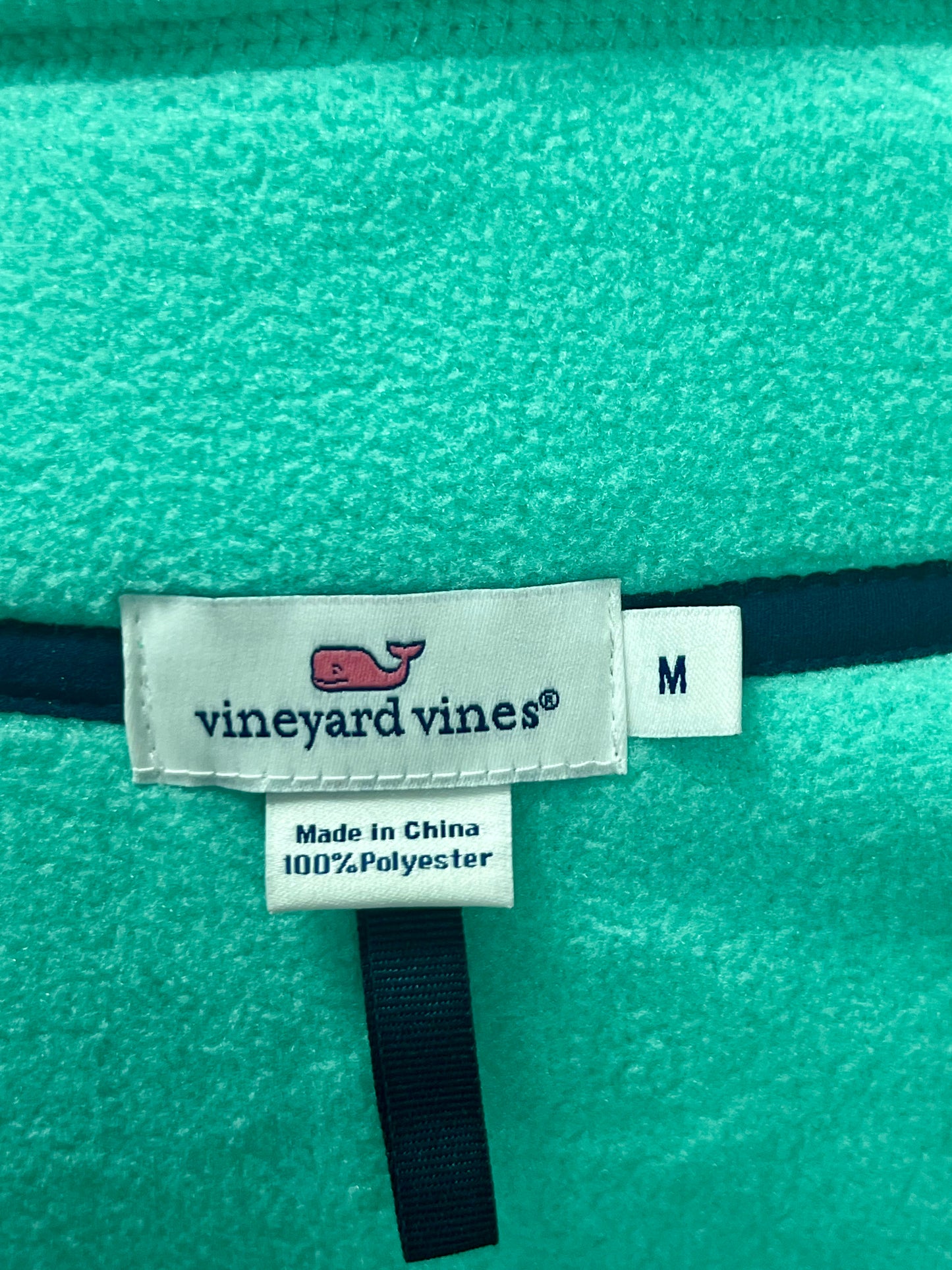 Chaleco de mujer Vineyard Vines 🐳 Color turquesa con zipper completo Talla M