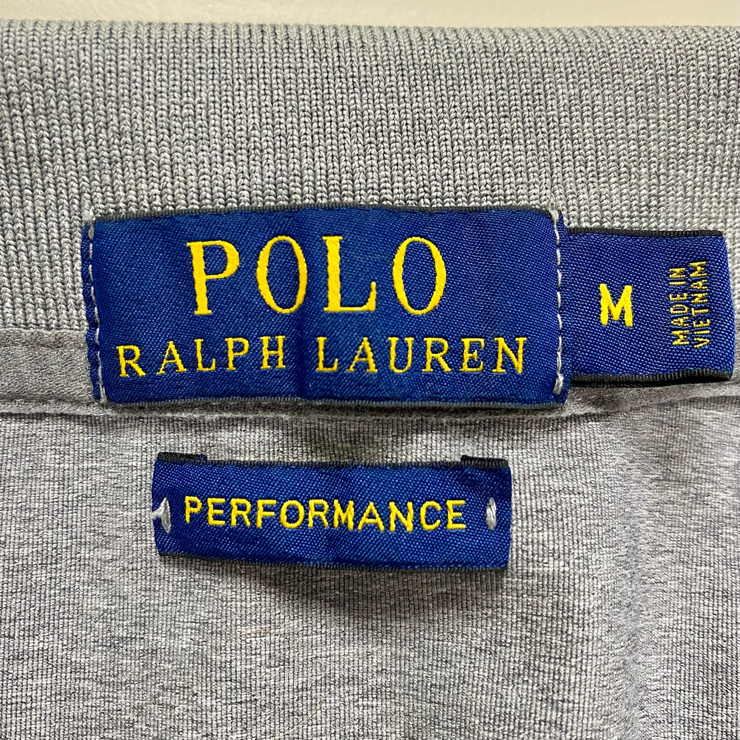 Camiseta Polo Ralph Lauren 🏇🏼 Tela performance color gris Talla M Entalle Regular