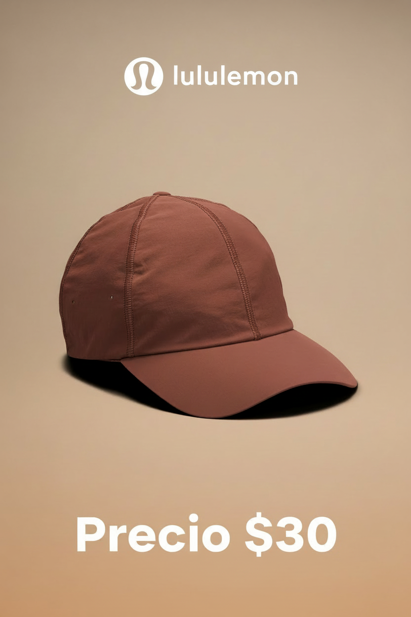 Gorra Lululemon 🧘🏼♂️ color rosado oscuro