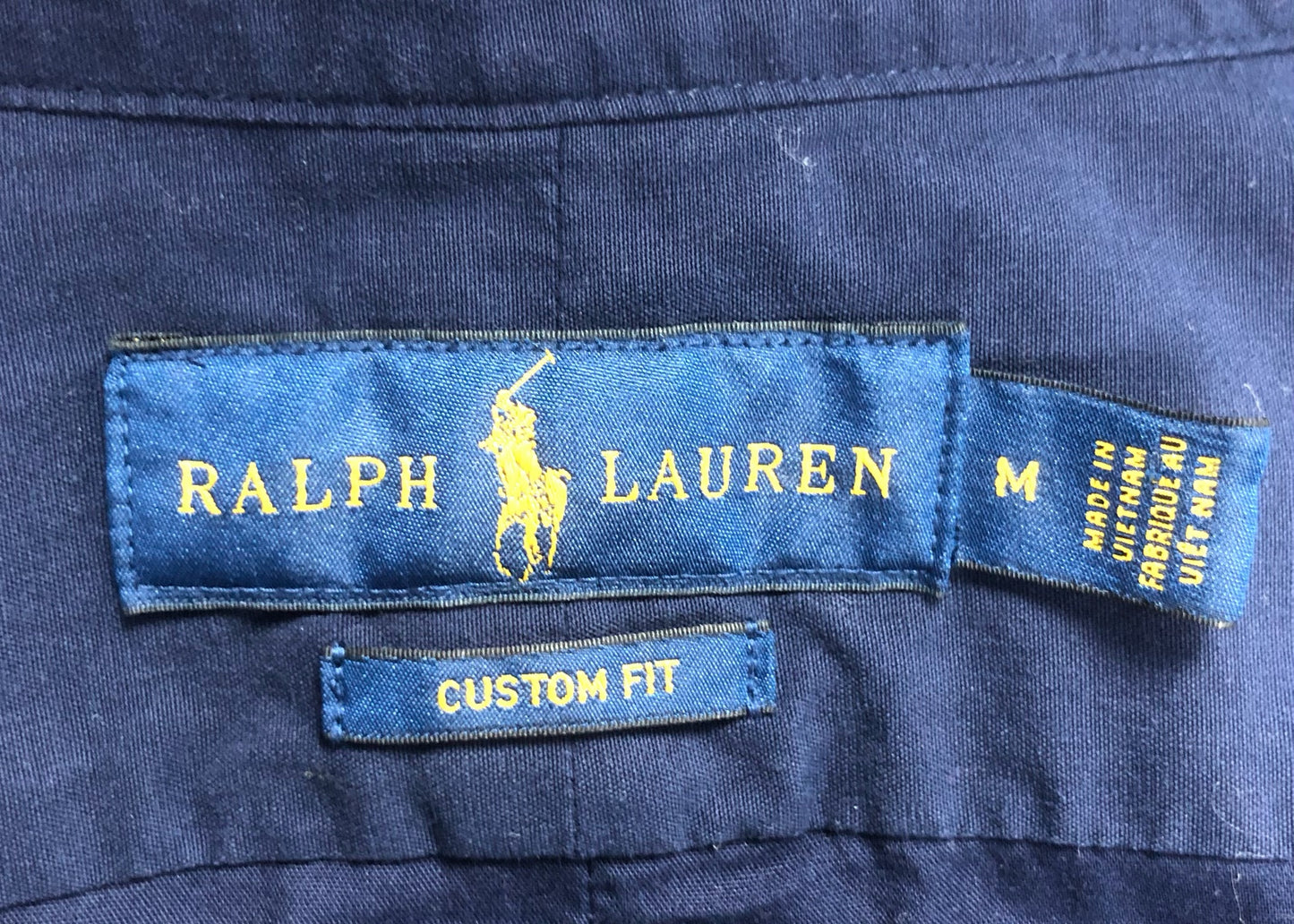 Camisa de botones Polo Ralph Lauren 🏇🏼 en color azul navy Talla M Entalle Custom