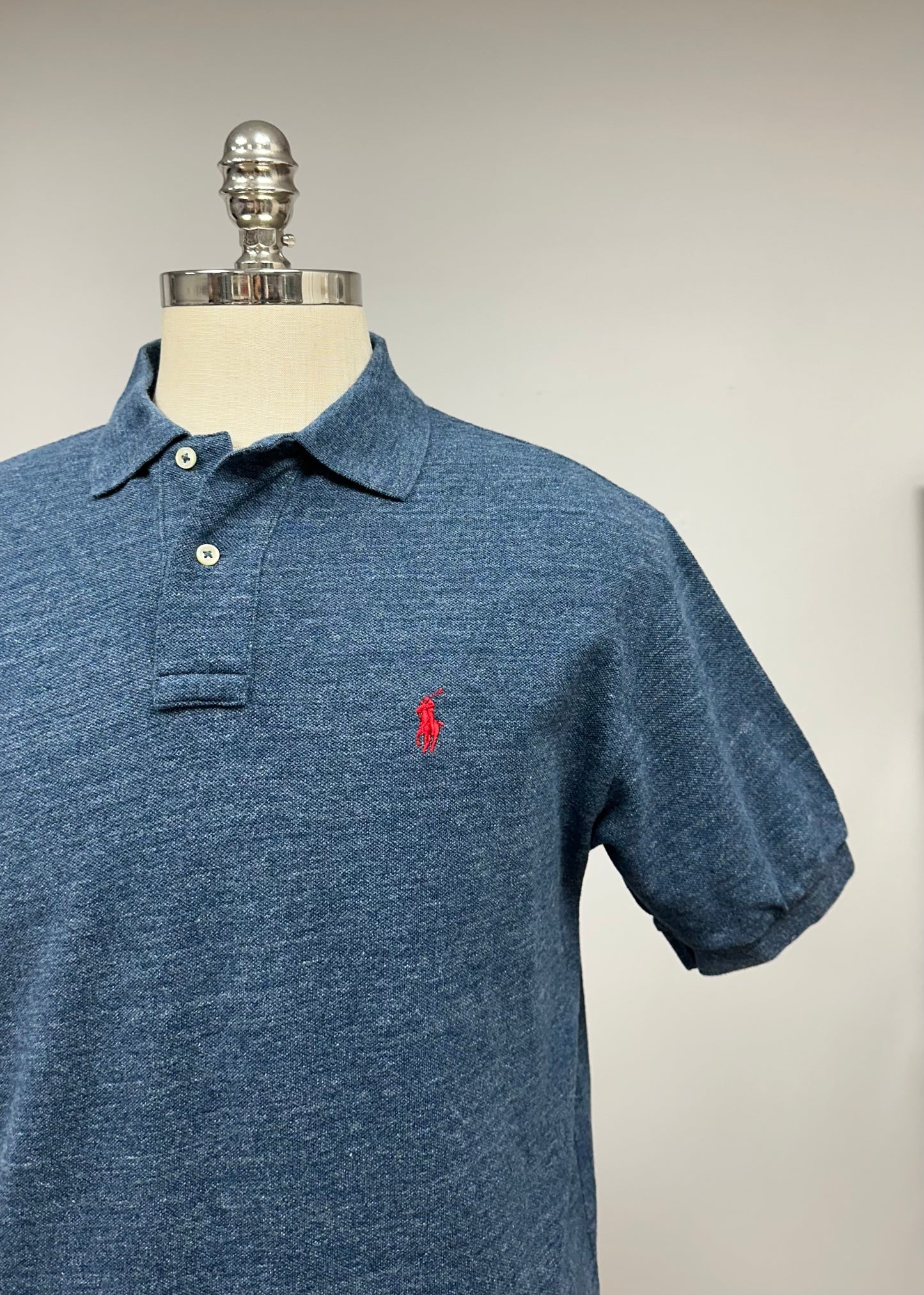 Camiseta Polo Ralph Lauren 🏇🏼 color azul grisáceo Talla M Entalle Regular