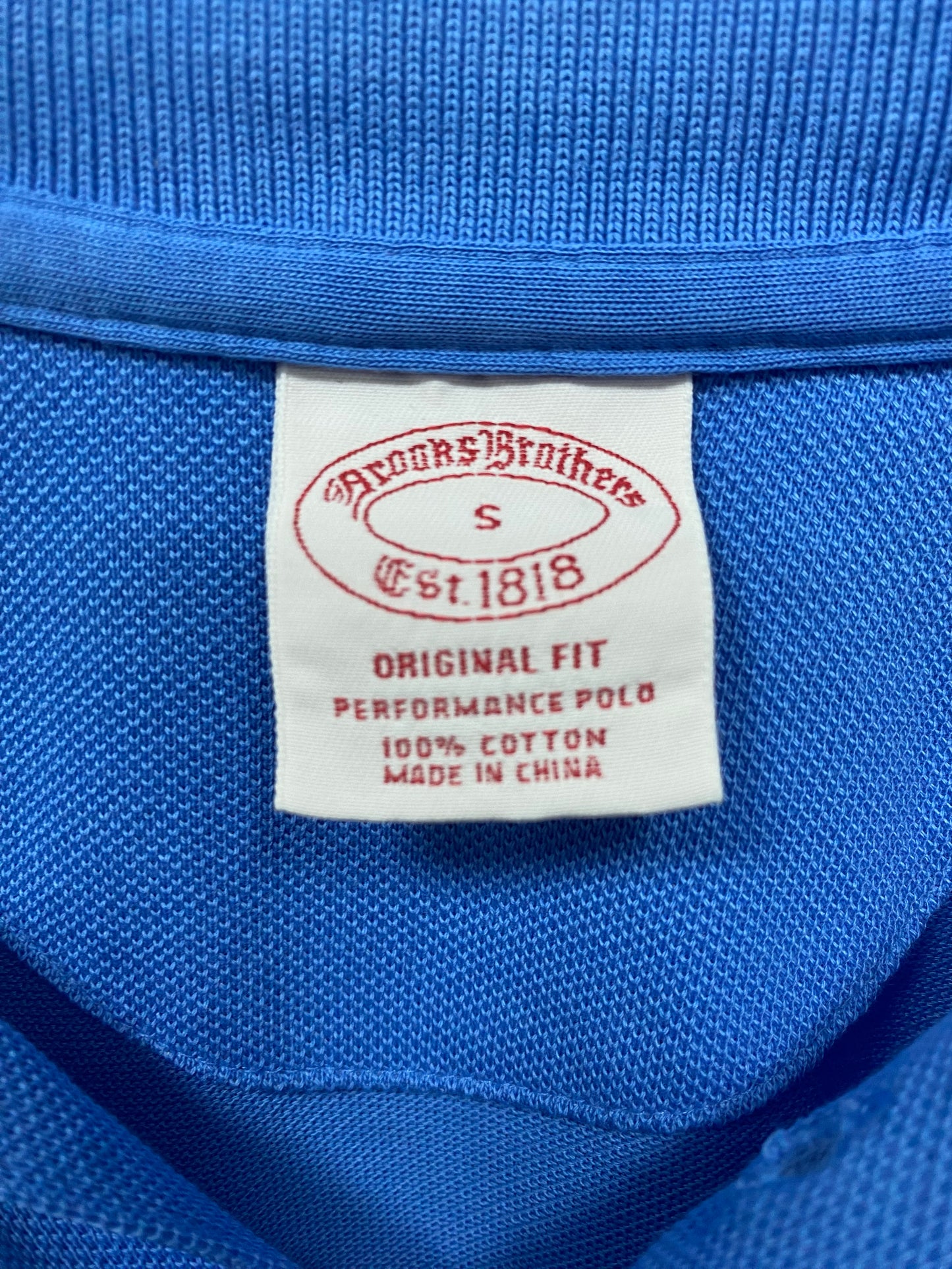 Camiseta Polo Brooks Brothers 🐑 color azul Talla M Entalle Regular