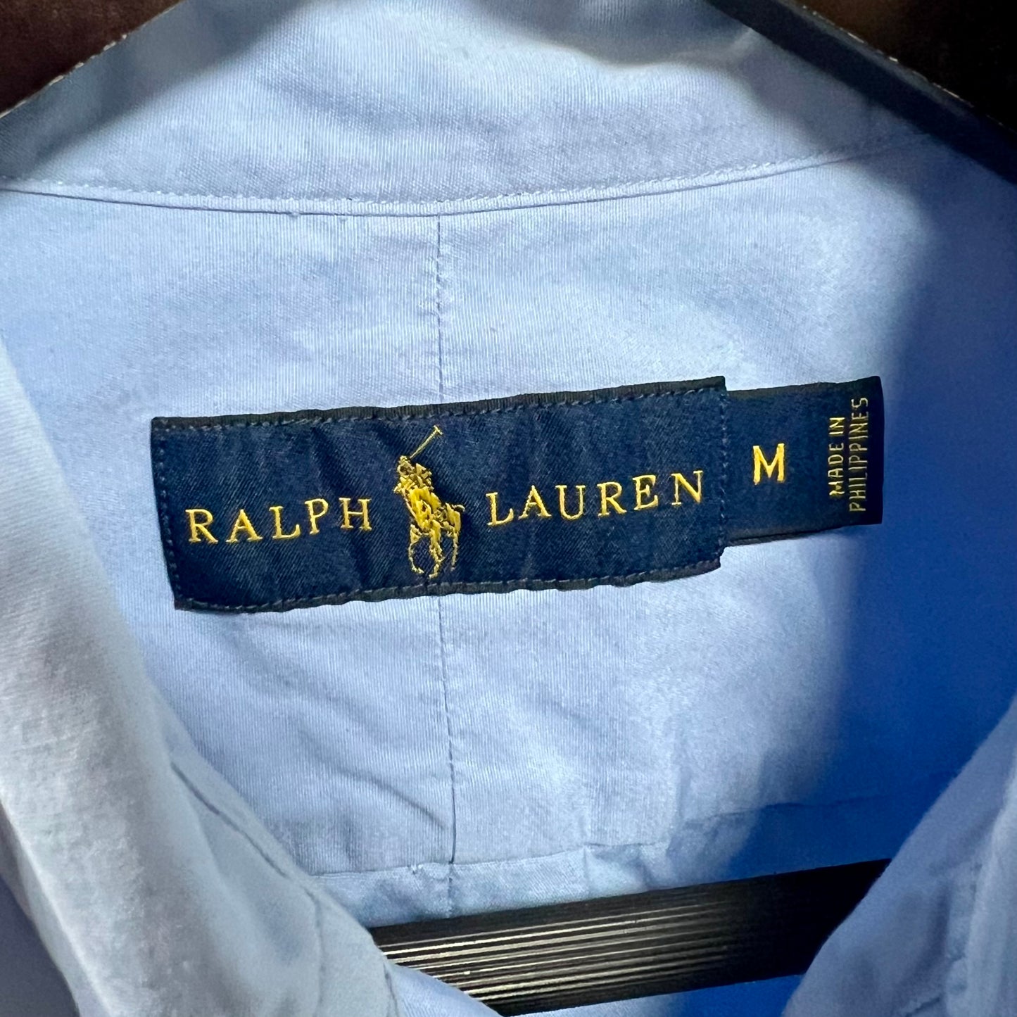 Camisa de botones Polo Ralph Lauren 🏇🏼 en color Celeste Talla M Entalle Regular
