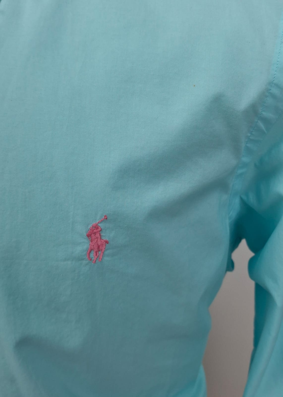 Camisa de botones Polo Ralph Lauren 🏇🏼 color celeste Talla M y L Entalle Regular