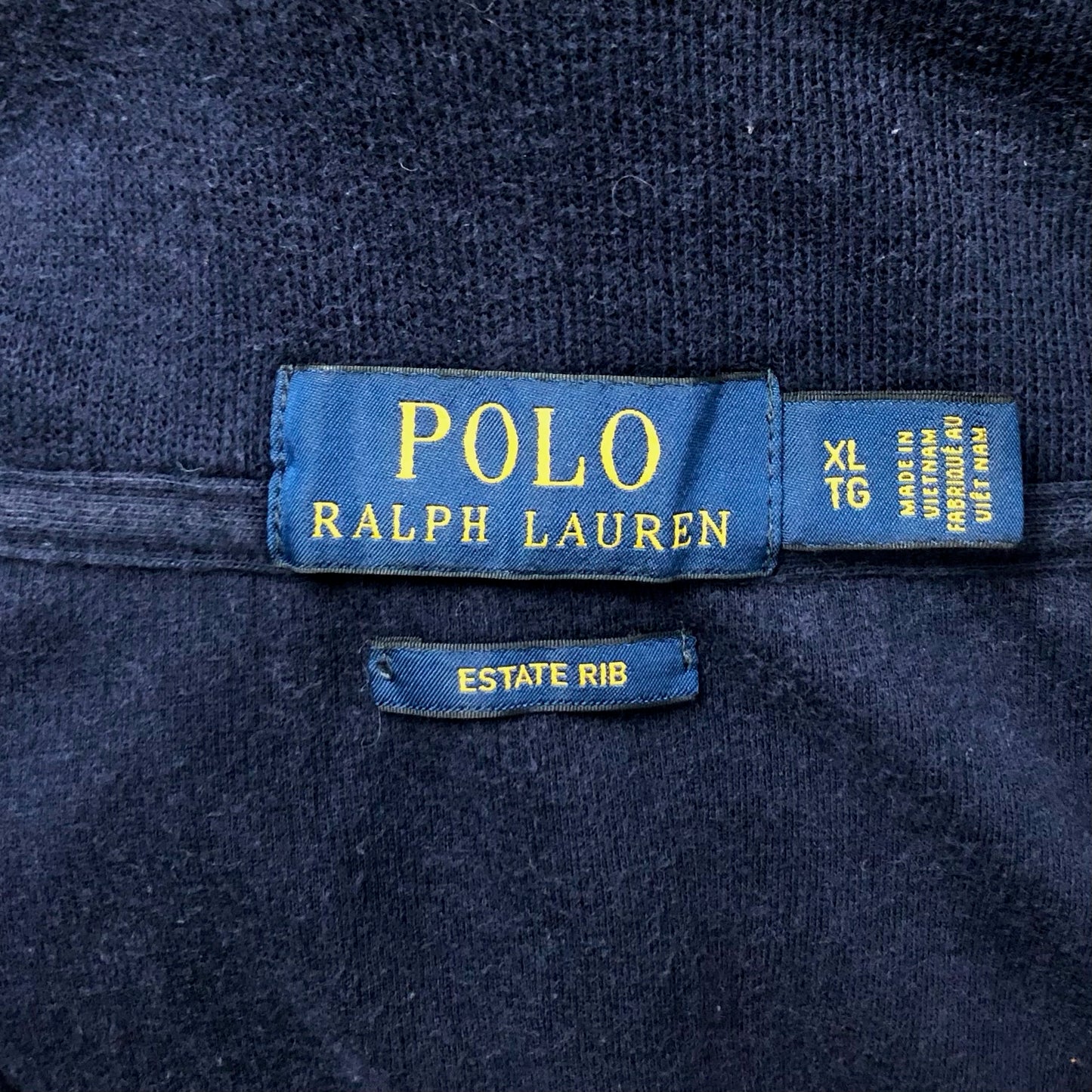 Sueter Jersey Polo Ralph Lauren 🏇🏼 color azul oscuro con logo en blanco Talla XL (ver descripción)
