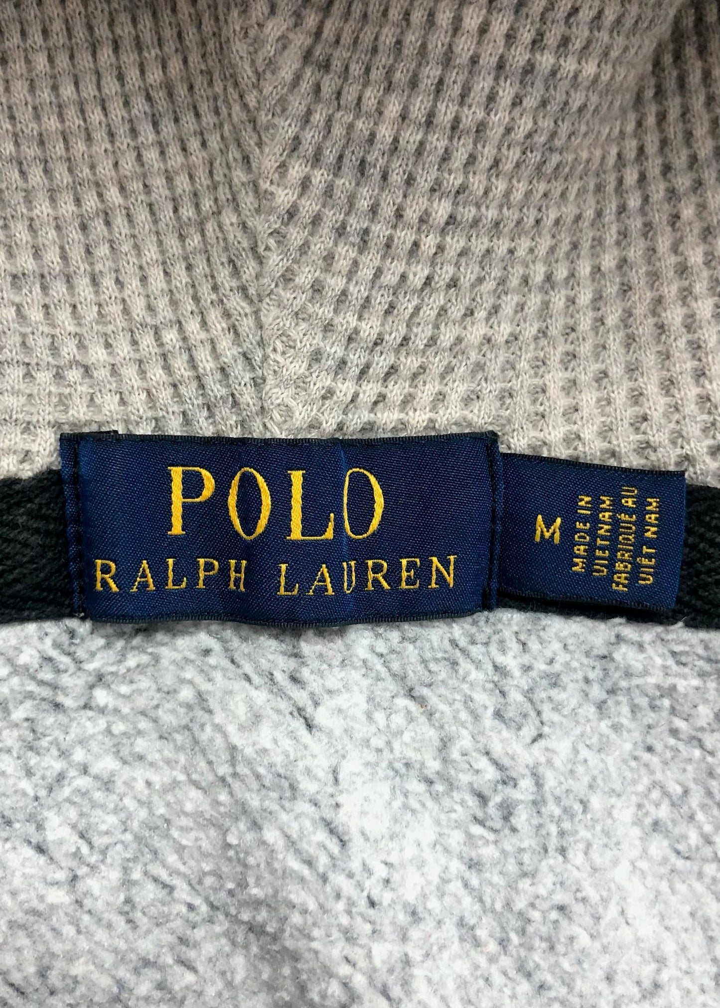 Sudadera Hoodie Polo Ralph Lauren 🏇🏼 color gris oscuro y logo en blanco Talla M