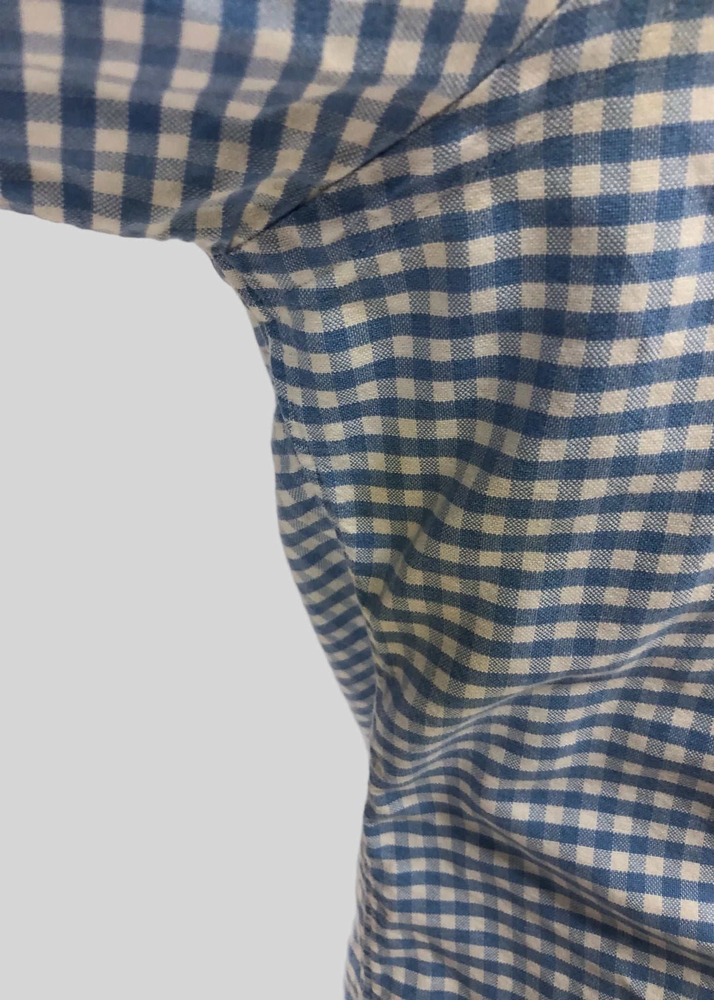 Camisa de botones Polo Ralph Lauren 🏇🏼 Oxford de cuadros gingham celeste y blanco Talla L Entalle Regular (ver descripción)