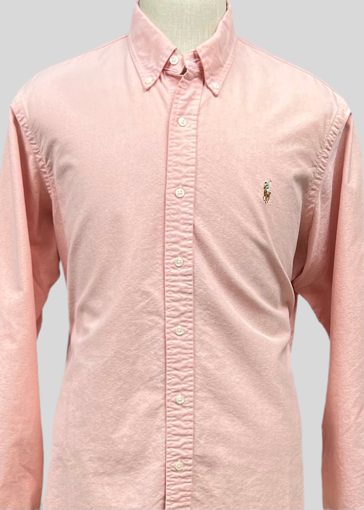 Ralph Lauren Camisa Color Curuba Camisa De Botones Polo Ralph Lauren ?? Oxford En Color Salmon Talla L  Entalle Clásico main image 1