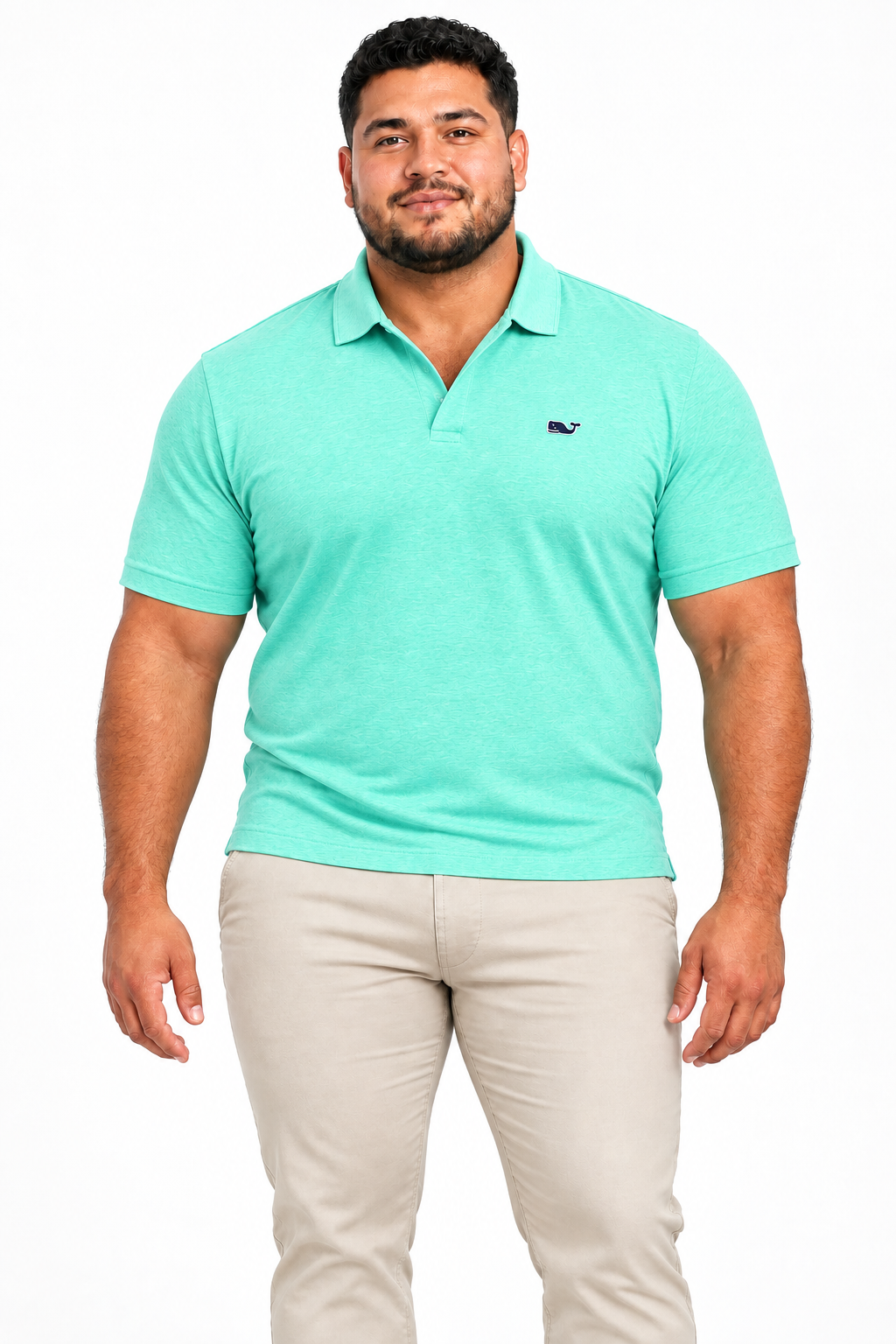 Camiseta Polo Vineyard Vines 🐳 Color turquesa claro Talla XL Entalle Regular