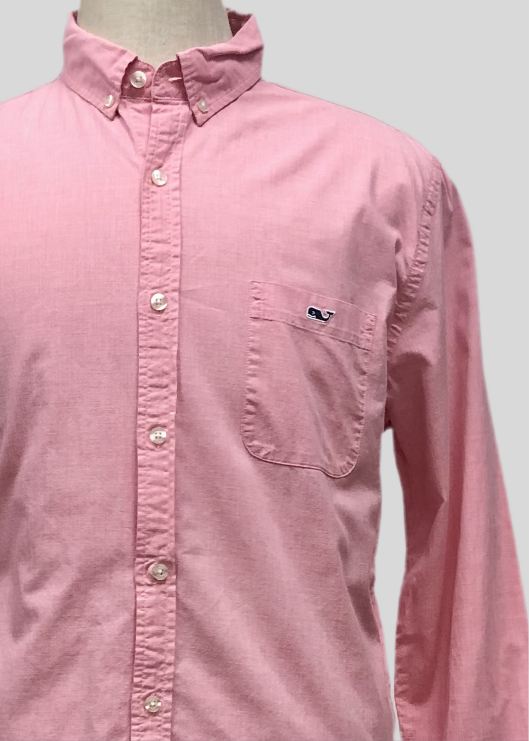 Camisa de botones Vineyard Vines 🐳 Color rosado magenta Talla L Entalle Slim Fit