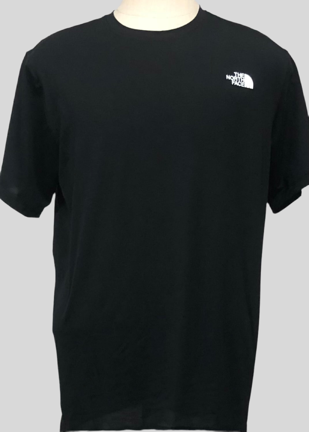 Camiseta cuello redondo North Face 🔷 color negro manga corta Talla L