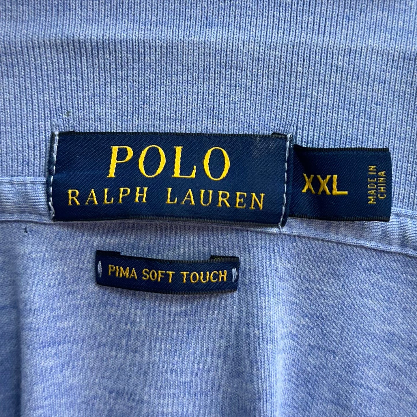 Camiseta Polo Ralph Lauren 🏇🏼color celeste Talla XXL Entalle Regular