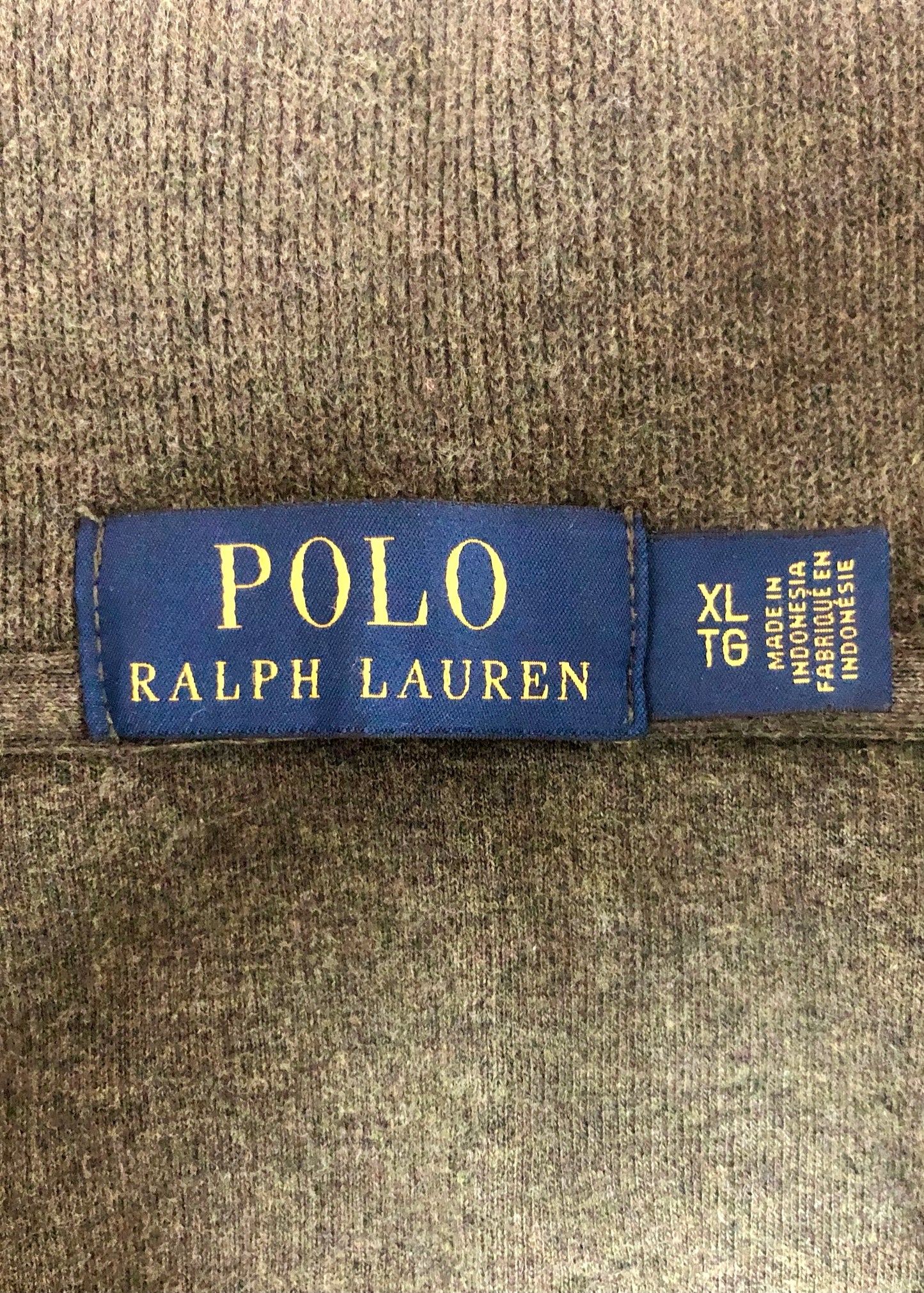 Sueter Jersey de botones Polo Ralph Lauren 🏇🏼 color verde oscuro con logo morado Talla XL