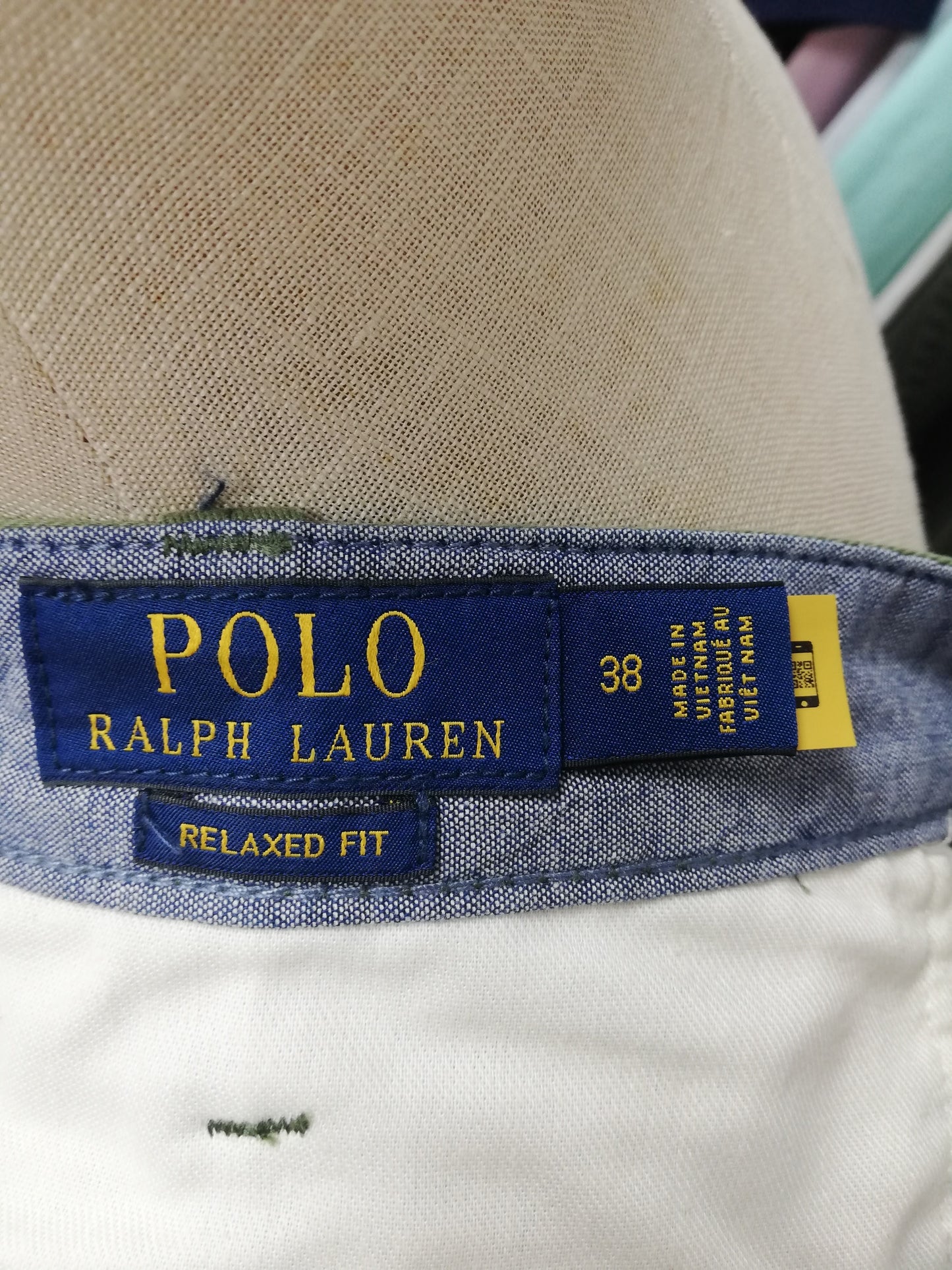 Short Casual Polo Ralph Lauren color verde olivo Talla 38
