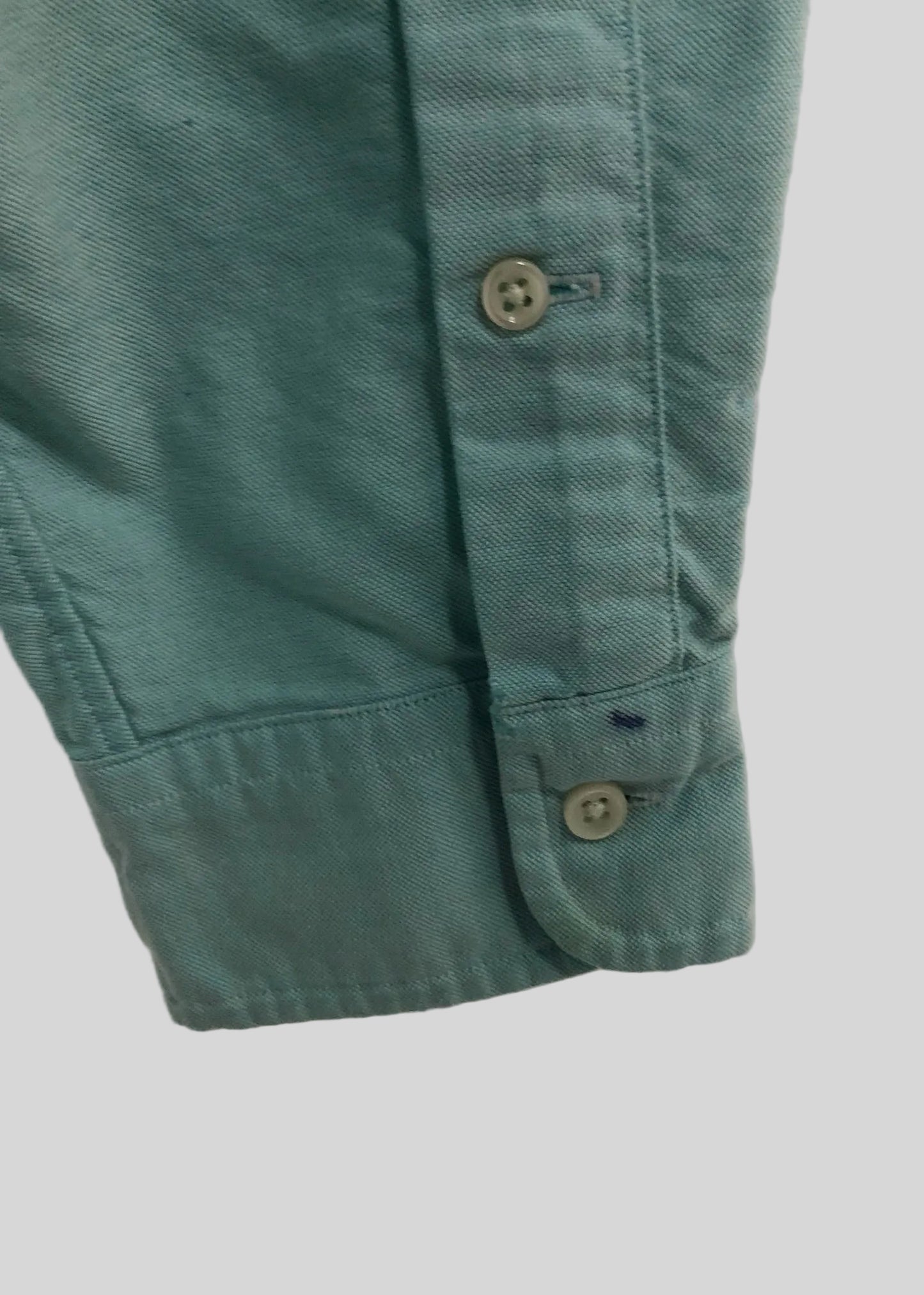 Camisa de botones Polo Ralph Lauren 🏇🏼 Oxford color turquesa Talla L Entalle Regular (ver descripción)