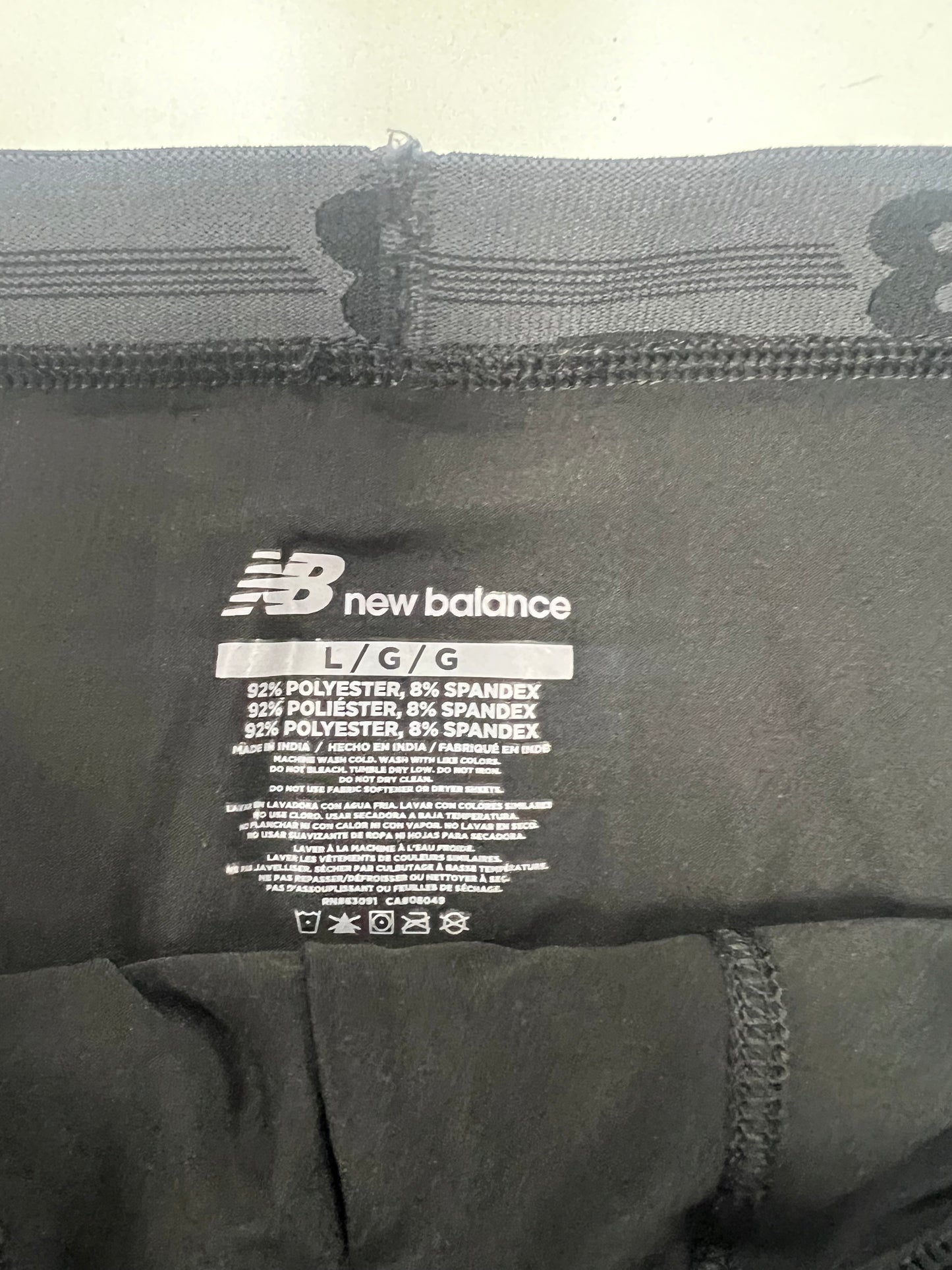 Boxers Briefs New Balance Tela Performance color negro Talla L