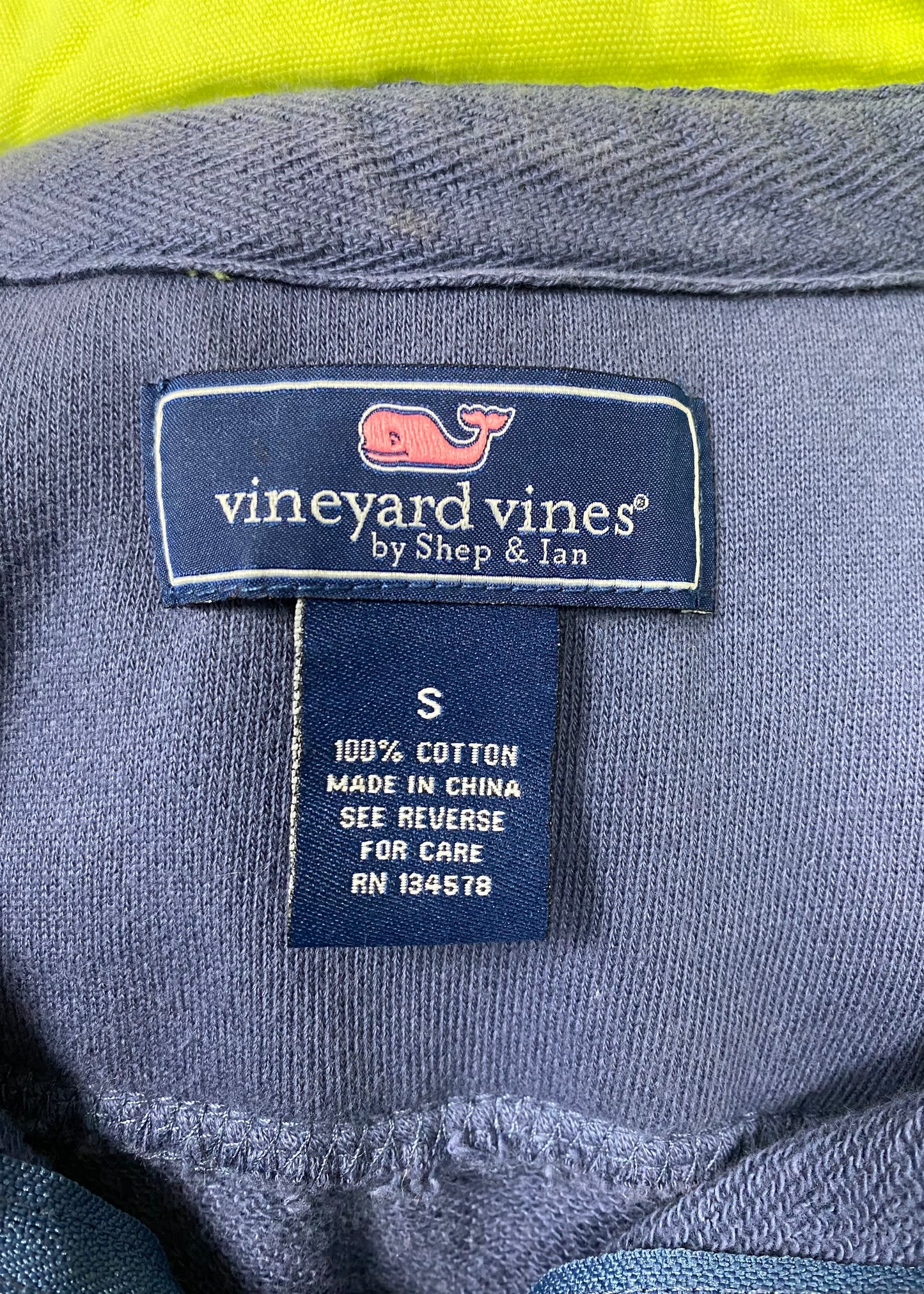 Sueter Pullover Vineyard Vines 🐳 color azul navy y verde intenso Talla S