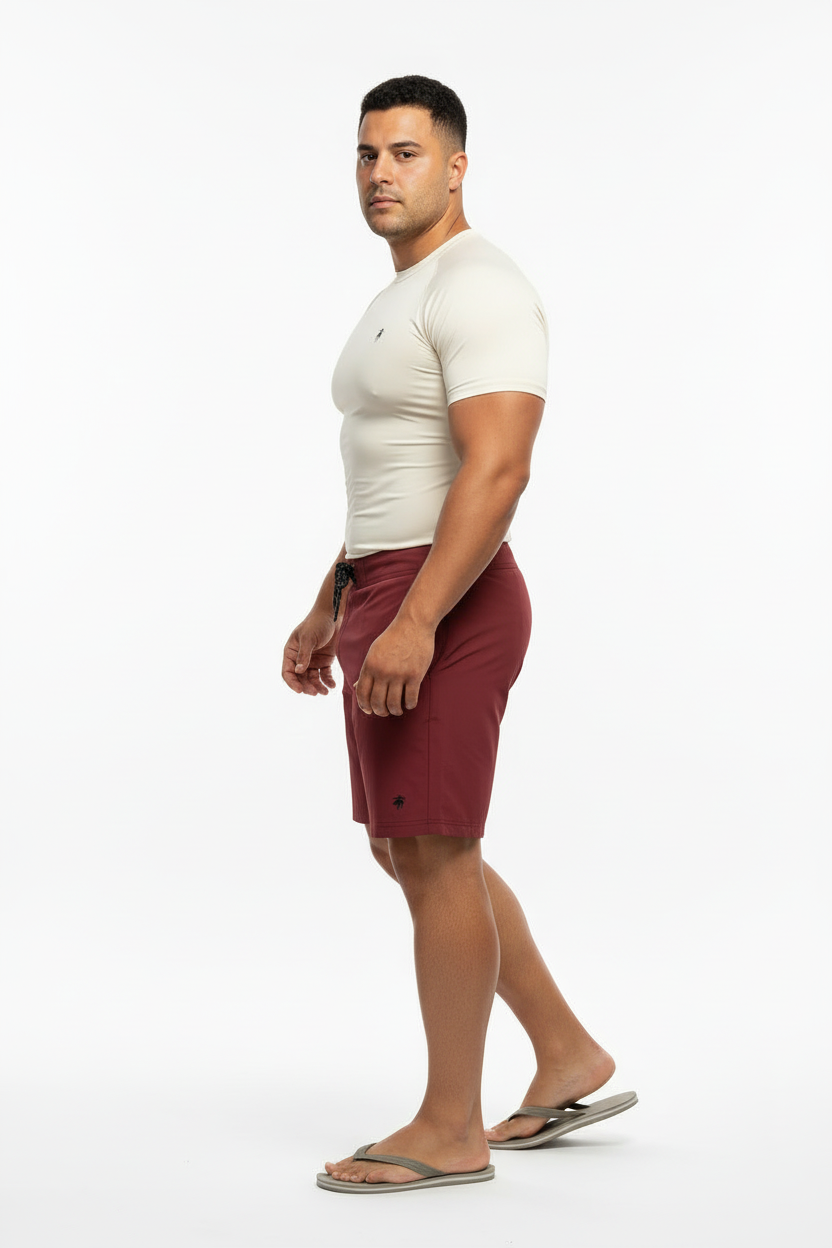 Short de baño Brooks Brothers 🐑 color rojo magenta talla L