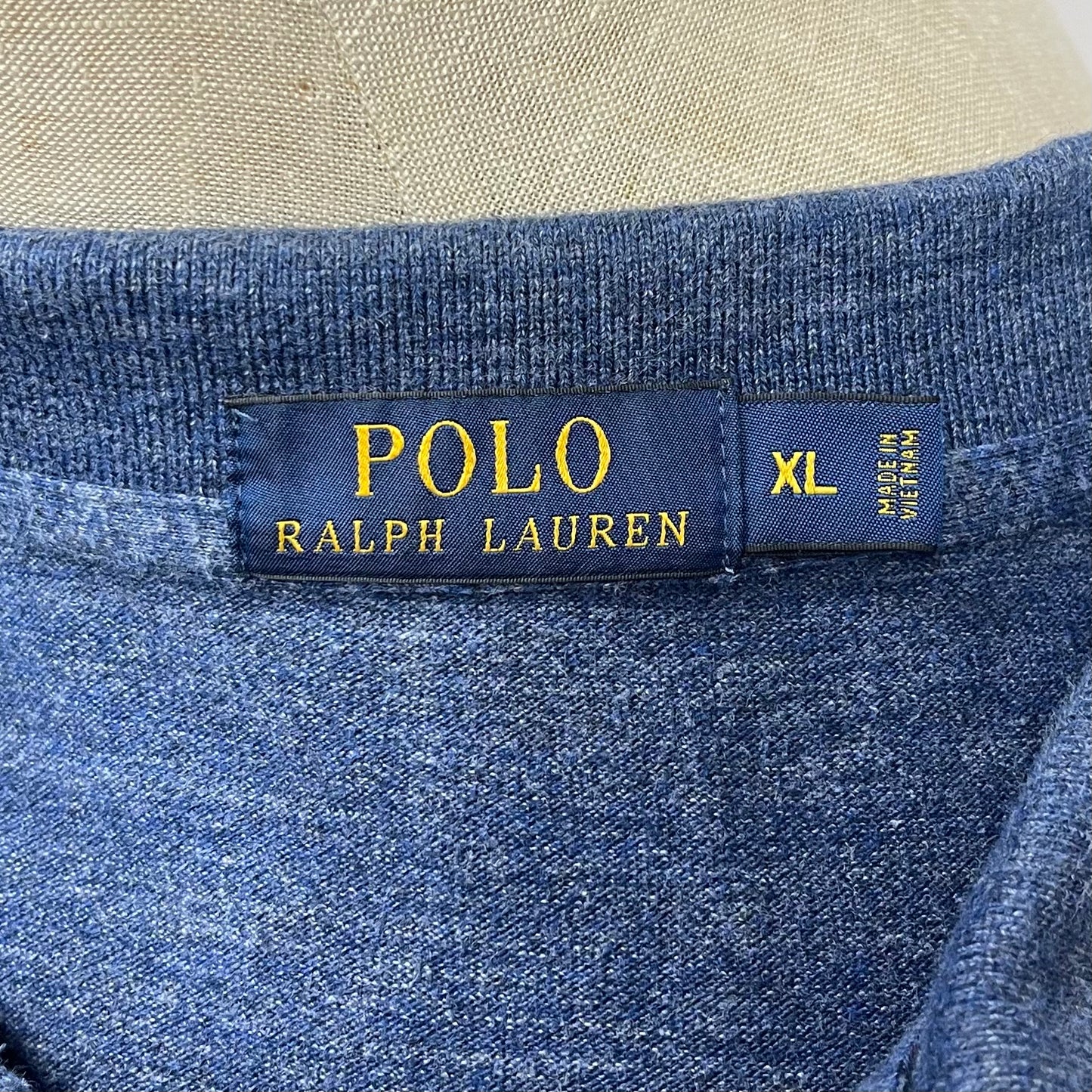 Camiseta Polo Ralph Lauren 🏇🏼 color azul grisáceo Talla XL Entalle Regular