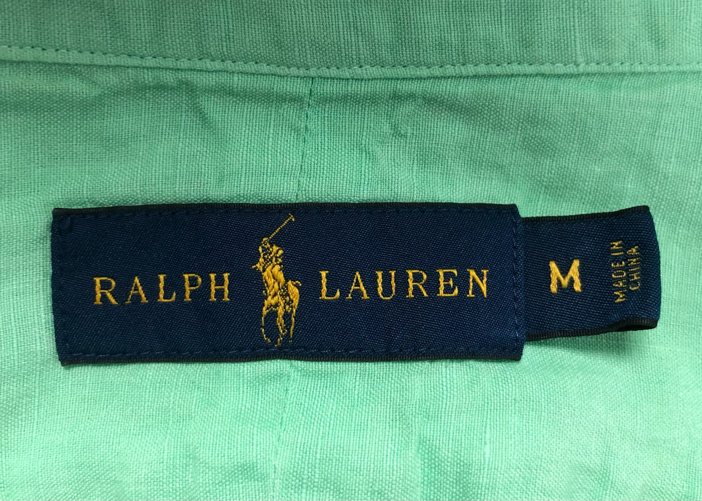 Camisa de botones Polo Ralph Lauren 🏇🏼 de Lino en color verde Talla M Entalle Regular
