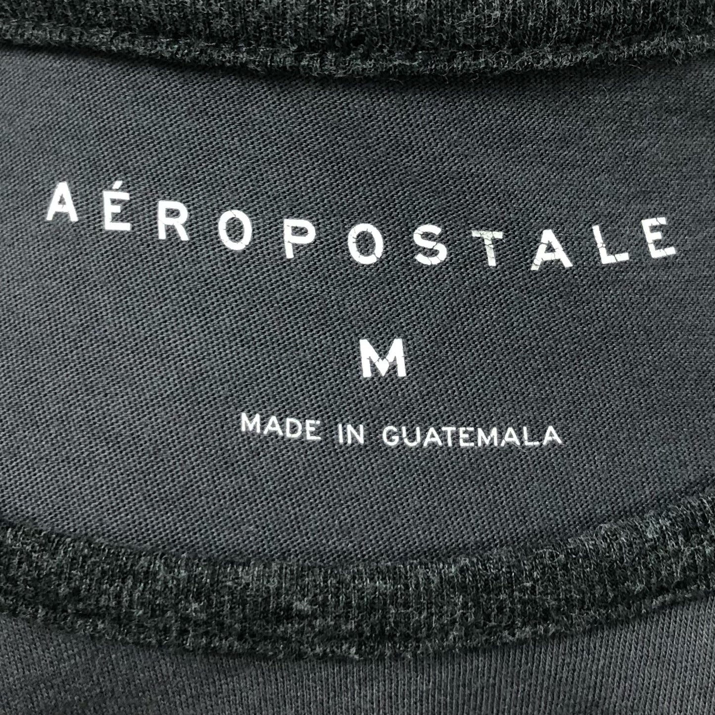 Camiseta sin mangas Aeropostale diseño de Los Angeles en verde y azul Talla M