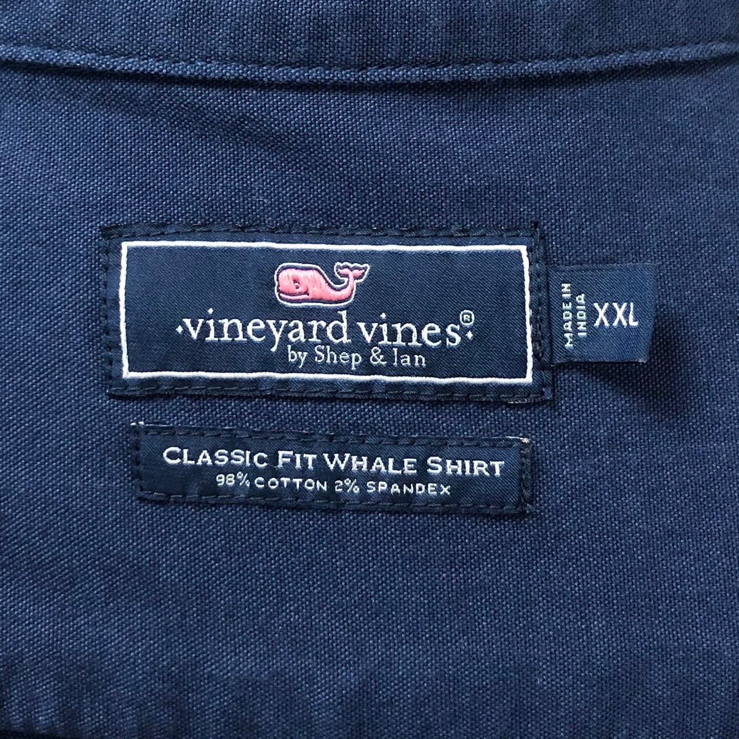 Camisa de botones Vineyard Vines 🐳 Oxford en color azul navy Talla XXL Entalle Clásico