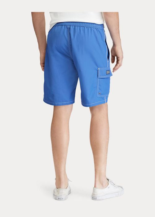 Short de baño Polo Ralph Lauren 🏇🏼 color azul con logo en azul navy talla S