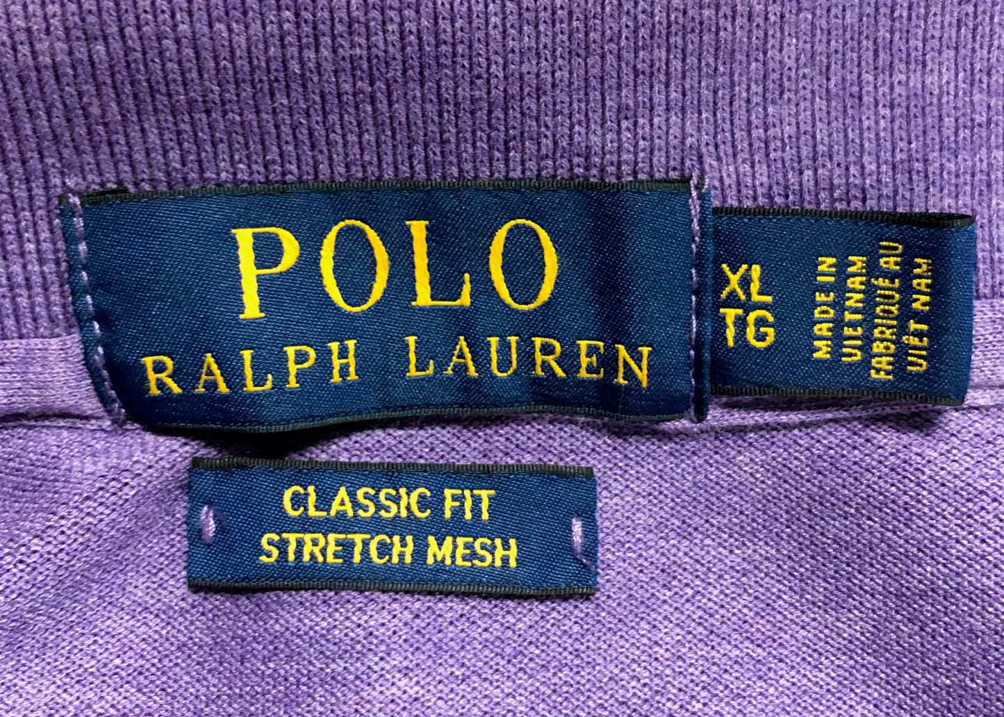 Camiseta Polo Ralph Lauren 🏇🏼 color morado Talla XL Entalle Clásico