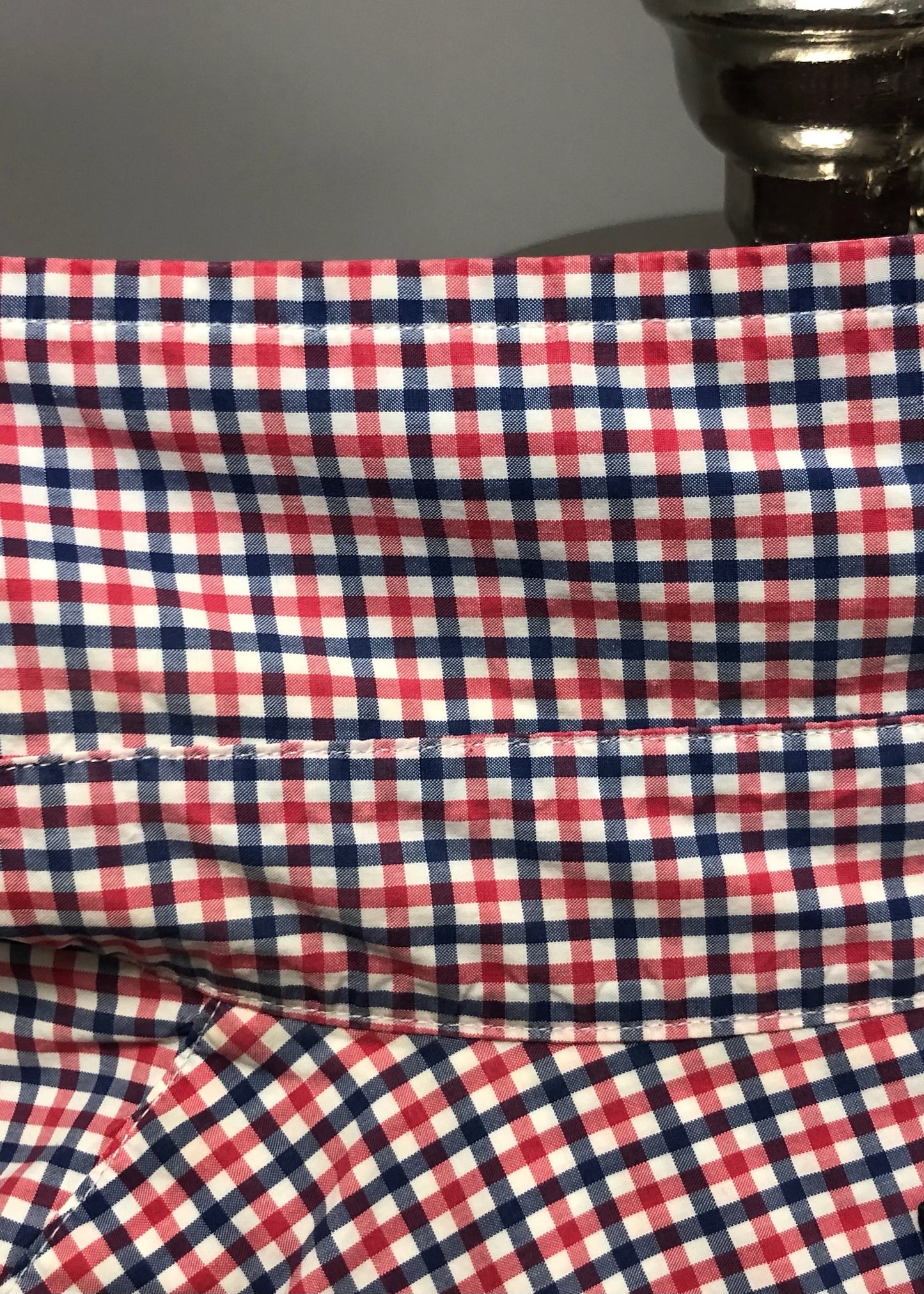 Camisa Polo Ralph Lauren 🏇🏼 de cuadros gingham rojo, azul y blanco Talla S Entalle Regular