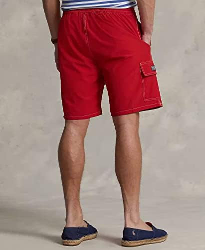 Short de baño Polo Ralph Lauren 🏇🏼 color rojo con logo en negro talla S