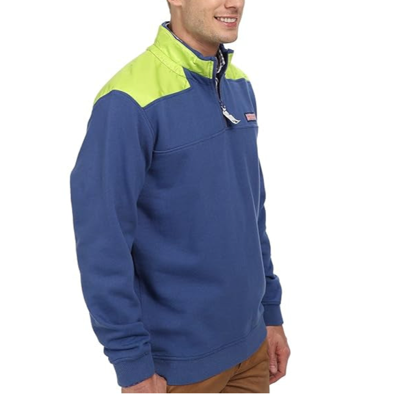 Sueter Pullover Vineyard Vines 🐳 color azul navy y verde intenso Talla S