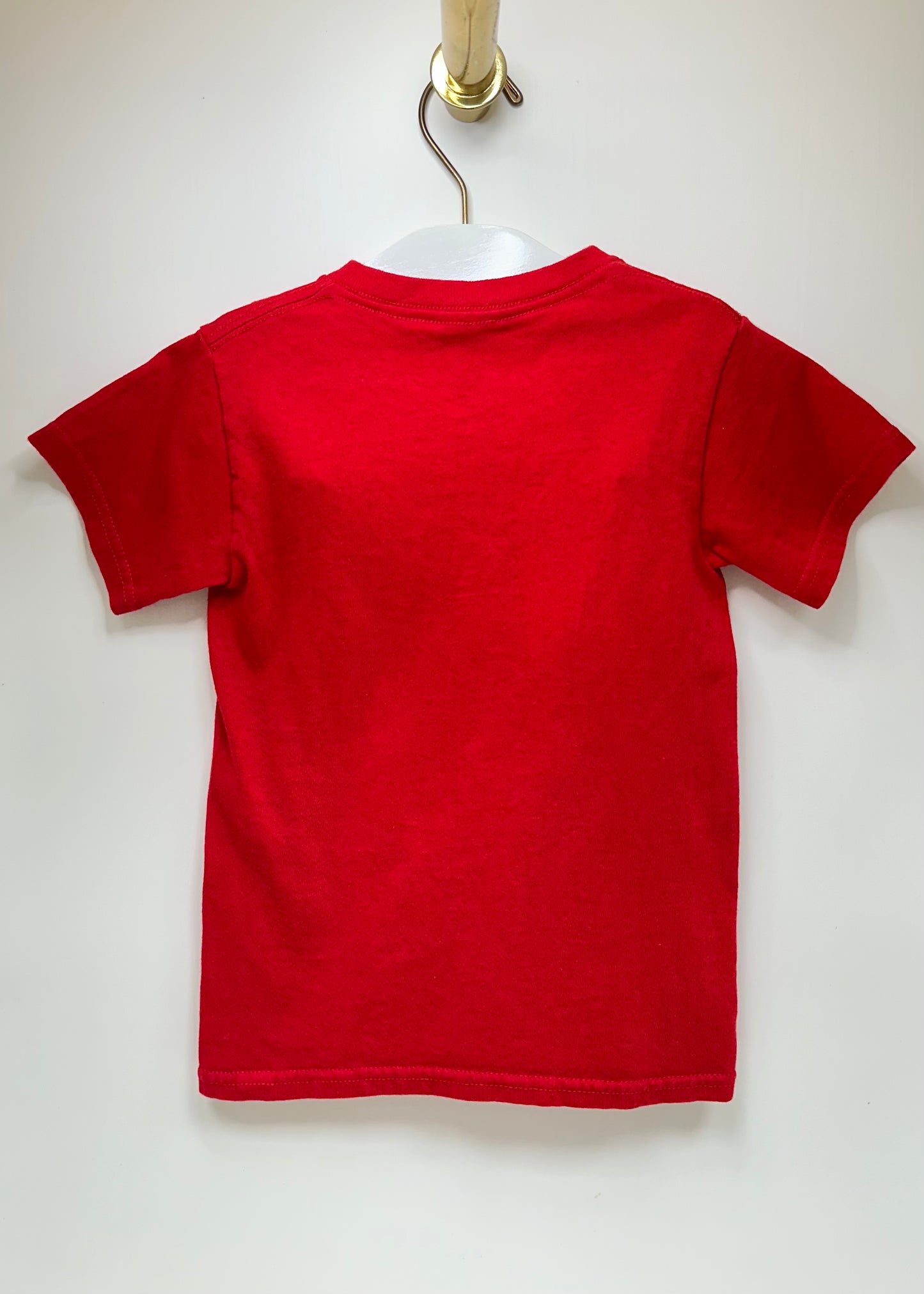 Camiseta de niña Disney 💫 Color rojo con diseño de Minnie Mouse Talla XS (6)