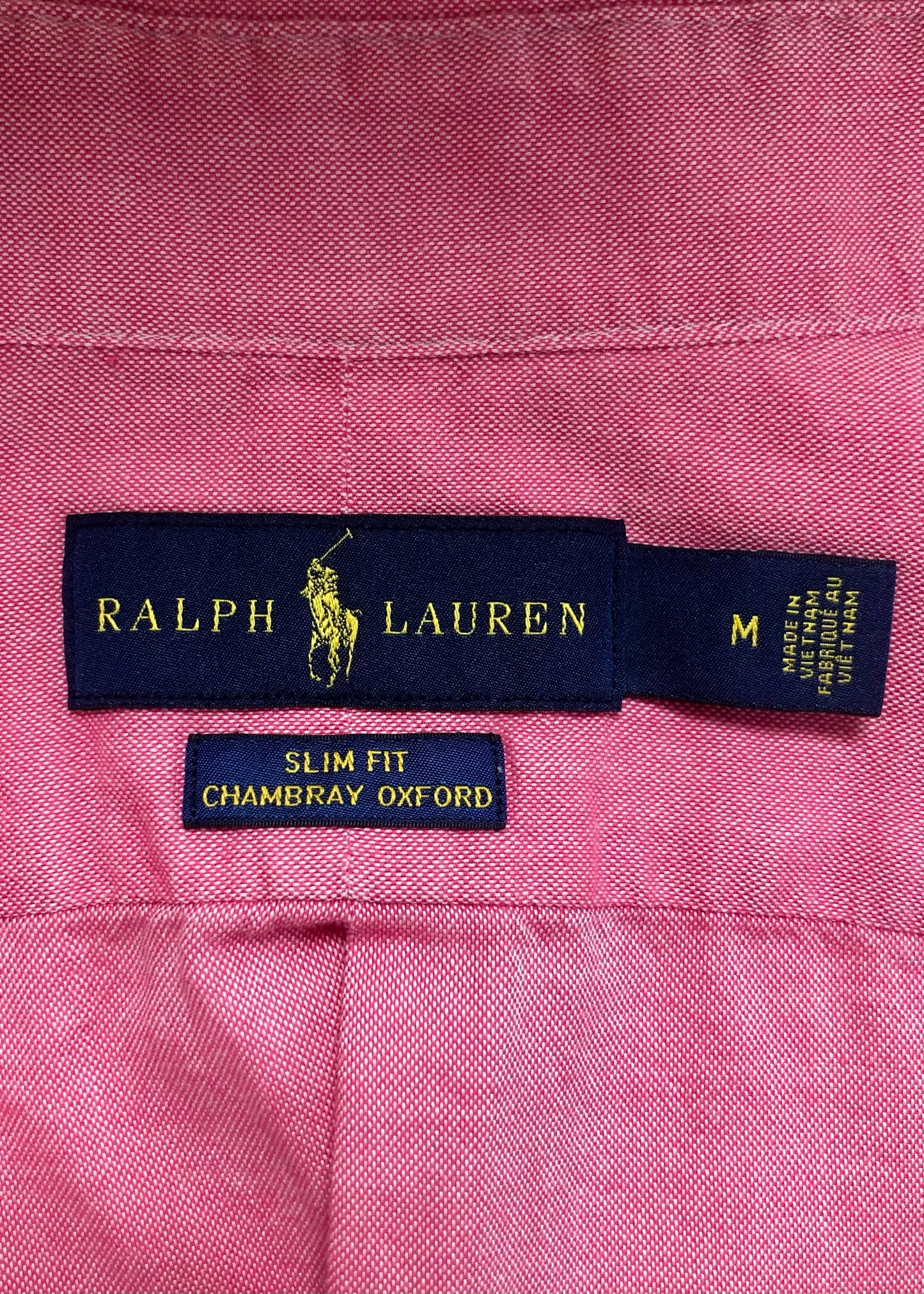 Camisa de botones Polo Ralph Lauren 🏇🏼 en color salmón Talla M Entalle Slim Fit