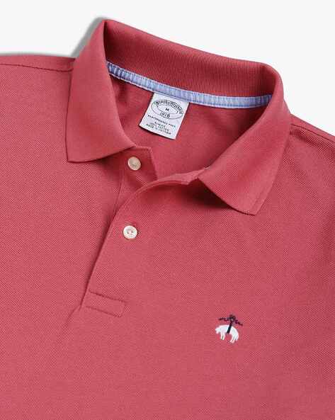 Camiseta Polo Brooks Brothers 🐑 color rosado oscuro Talla M Entalle Slim Fit