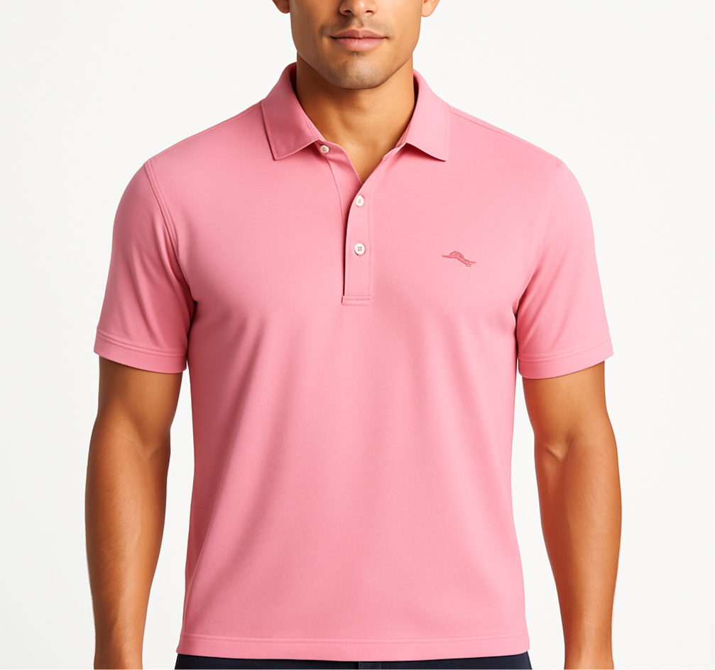 Camiseta Polo Tommy Bahama 🐬 color rosado Talla L Entalle Regular