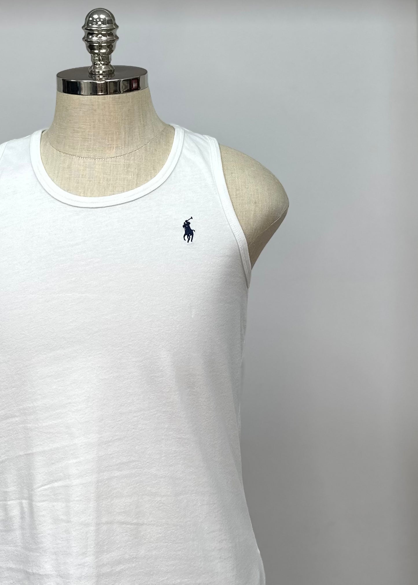 Camiseta sin mangas Polo Ralph Lauren 🏇🏼 color blanco Talla S Entalle Regular