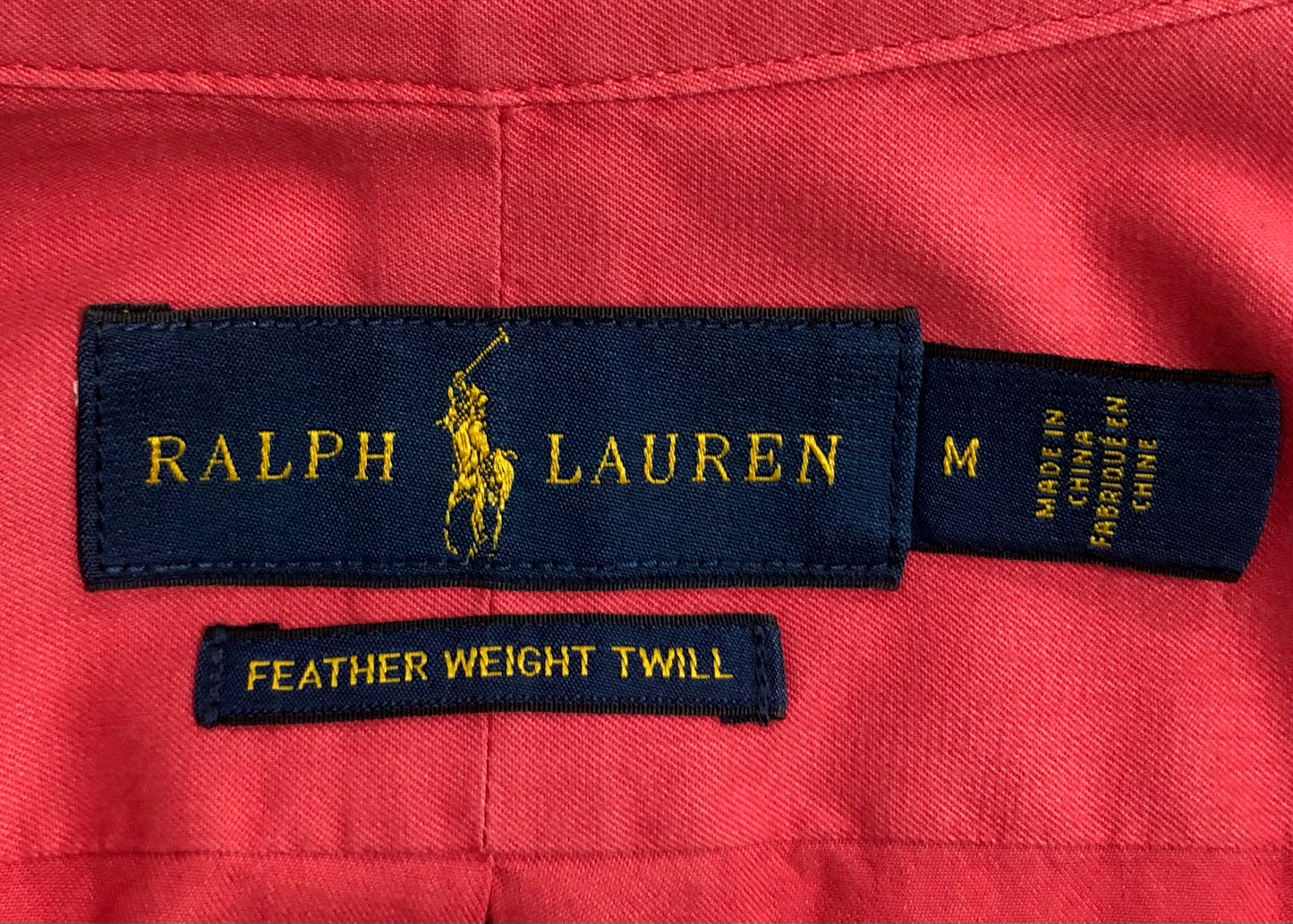 Camisa de botones Polo Ralph Lauren 🏇🏼 en color rojo Talla M Entalle Regular