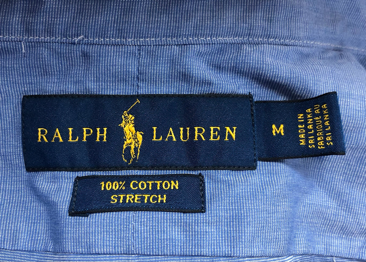 Camisa de botones Polo Ralph Lauren 🏇🏼 en color Celeste Talla M Entalle Regular
