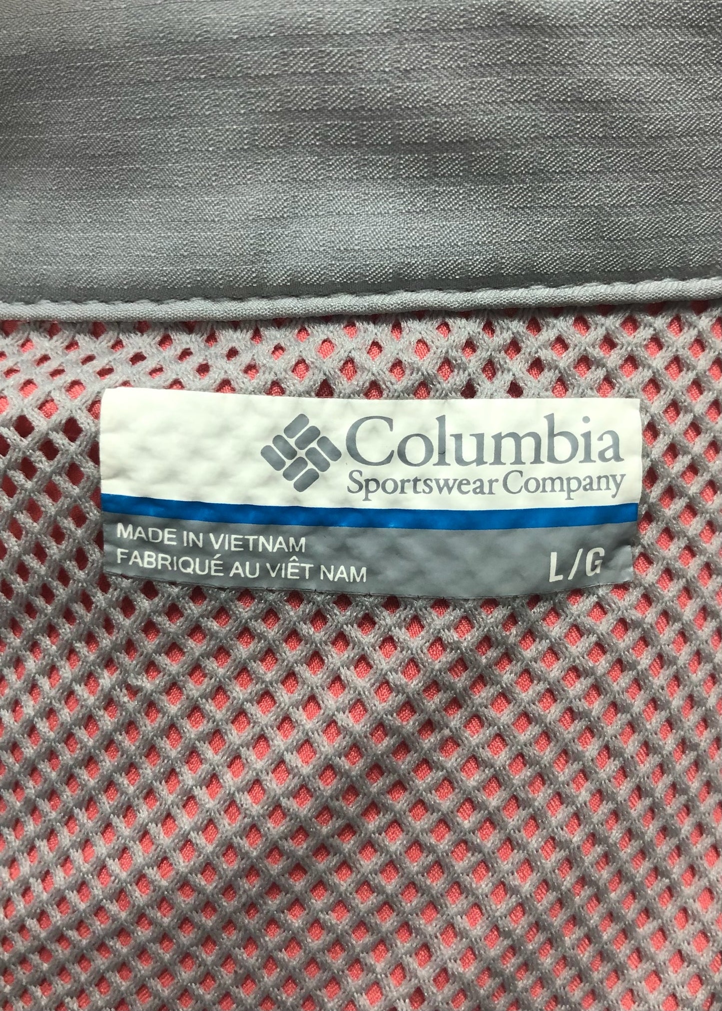 Camisa Columbia PFG 🔹 color coral Omni-Shade Manga larga Talla L