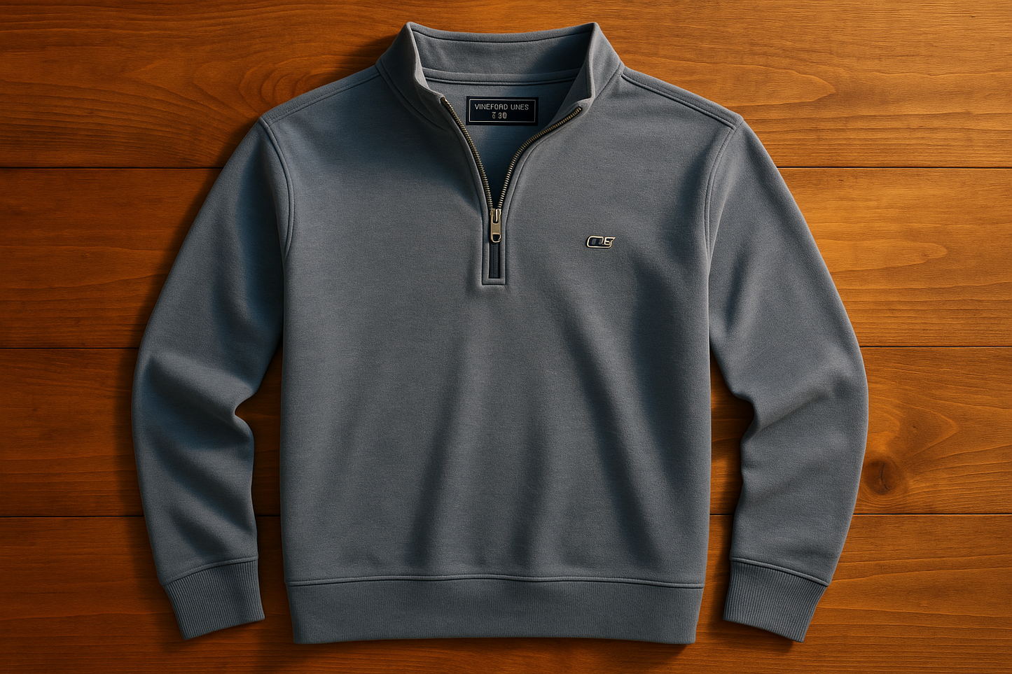 Sueter Jersey Vineyard Vines 🐳 color celeste con logo tradicional Tela algodón Pima Talla S