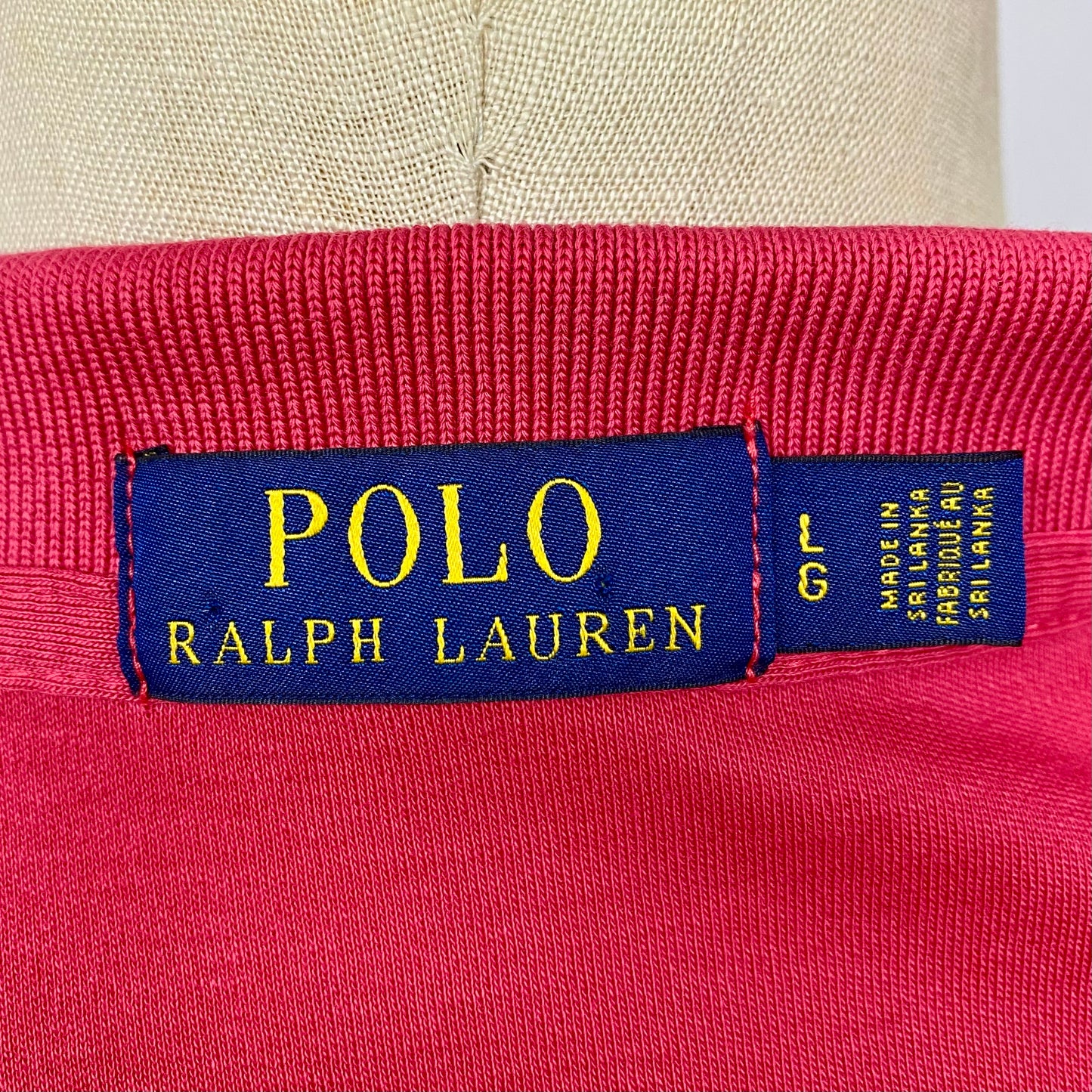 Camiseta Polo Ralph Lauren 🏇🏼color rosado magenta Talla L Entalle Regular