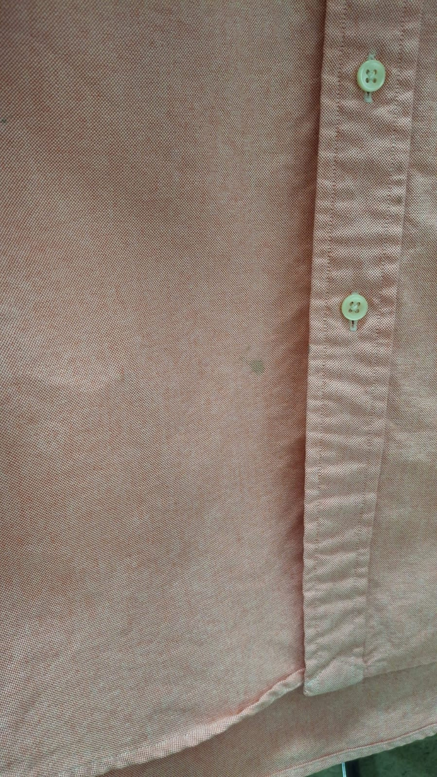 Camisa de botones Polo Ralph Lauren 🏇🏼 Oxford en color salmon Talla L Entalle Regular (ver descripción)