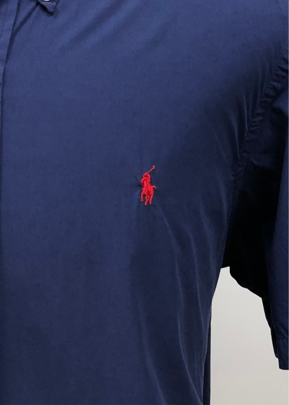 Camisa de botones Polo Ralph Lauren 🏇🏼 en color azul navy Talla XL Entalle Clásico