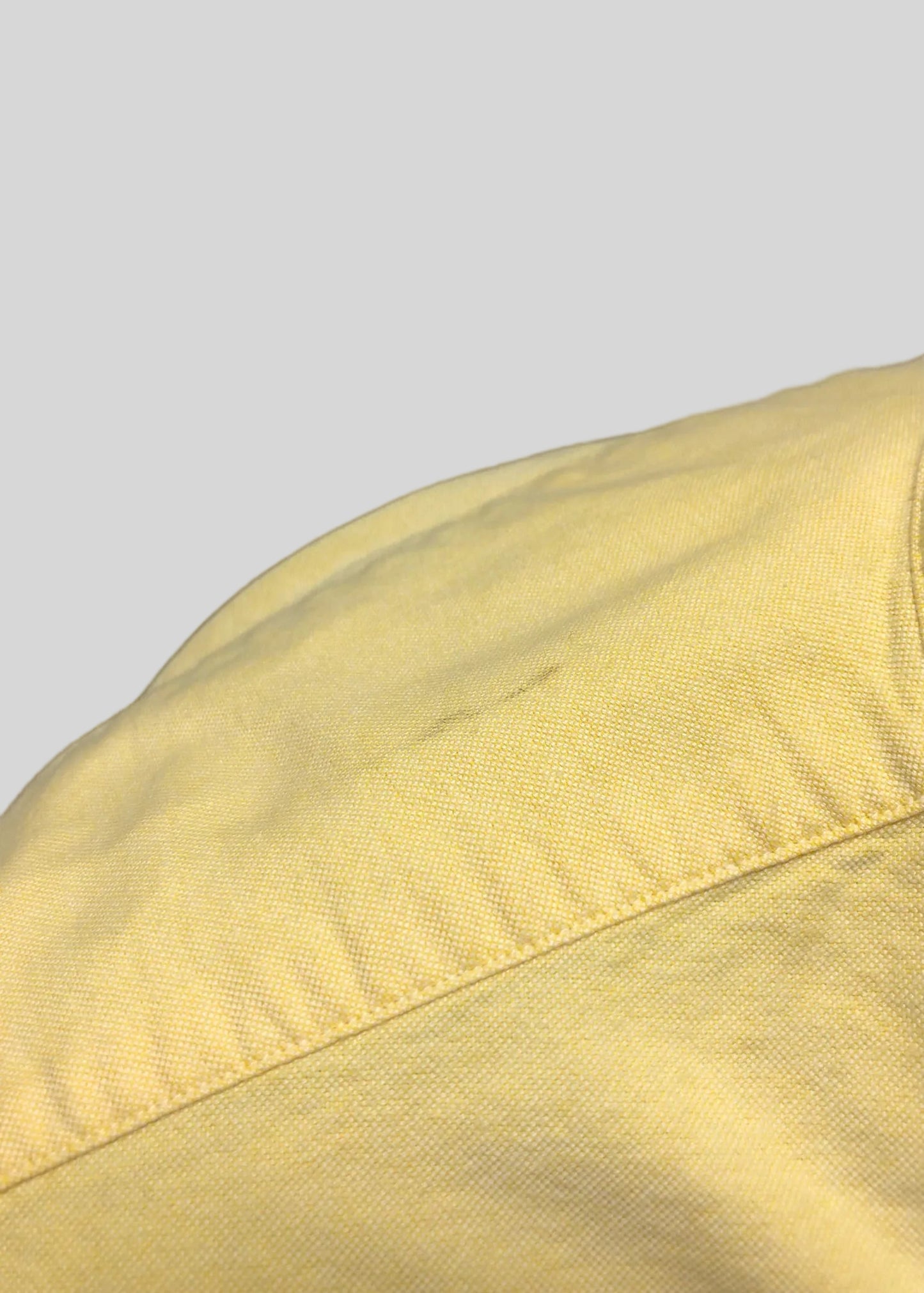 Camisa de botones Polo Ralph Lauren 🏇🏼 Oxford en color amarillo claro Talla M Entalle Clásico (ver descripción)