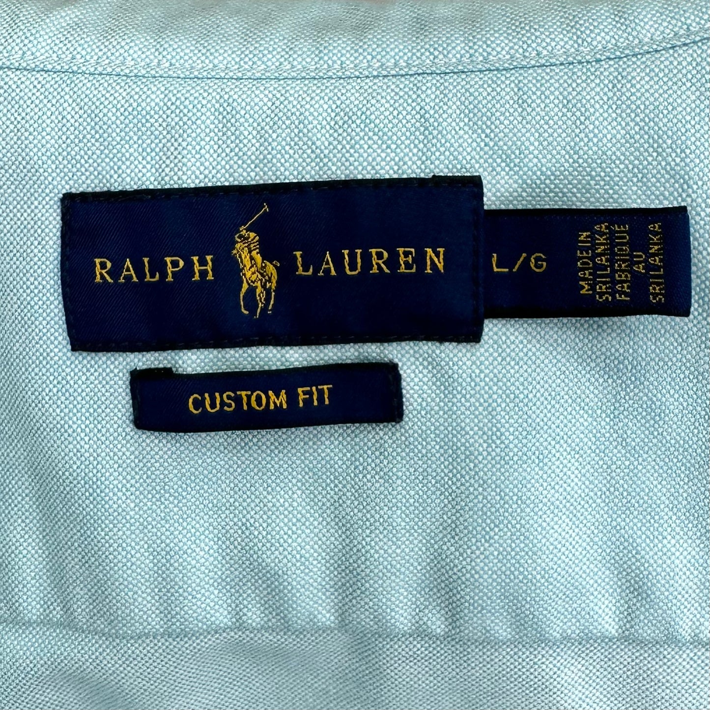 Camisa de mujer Polo Ralph Lauren 🏇🏼 Oxford en color turquesa Talla L Entalle Custom Fit