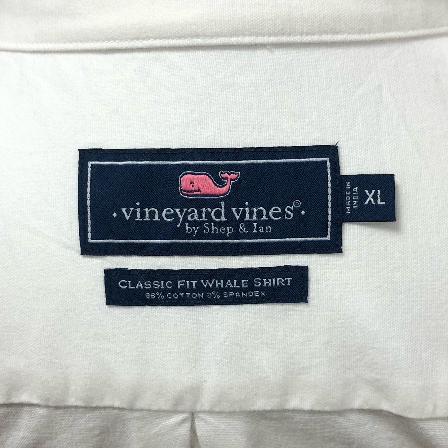 Camisa de botones Vineyard Vines 🐳 Color blanco Talla XL Entalle Regular